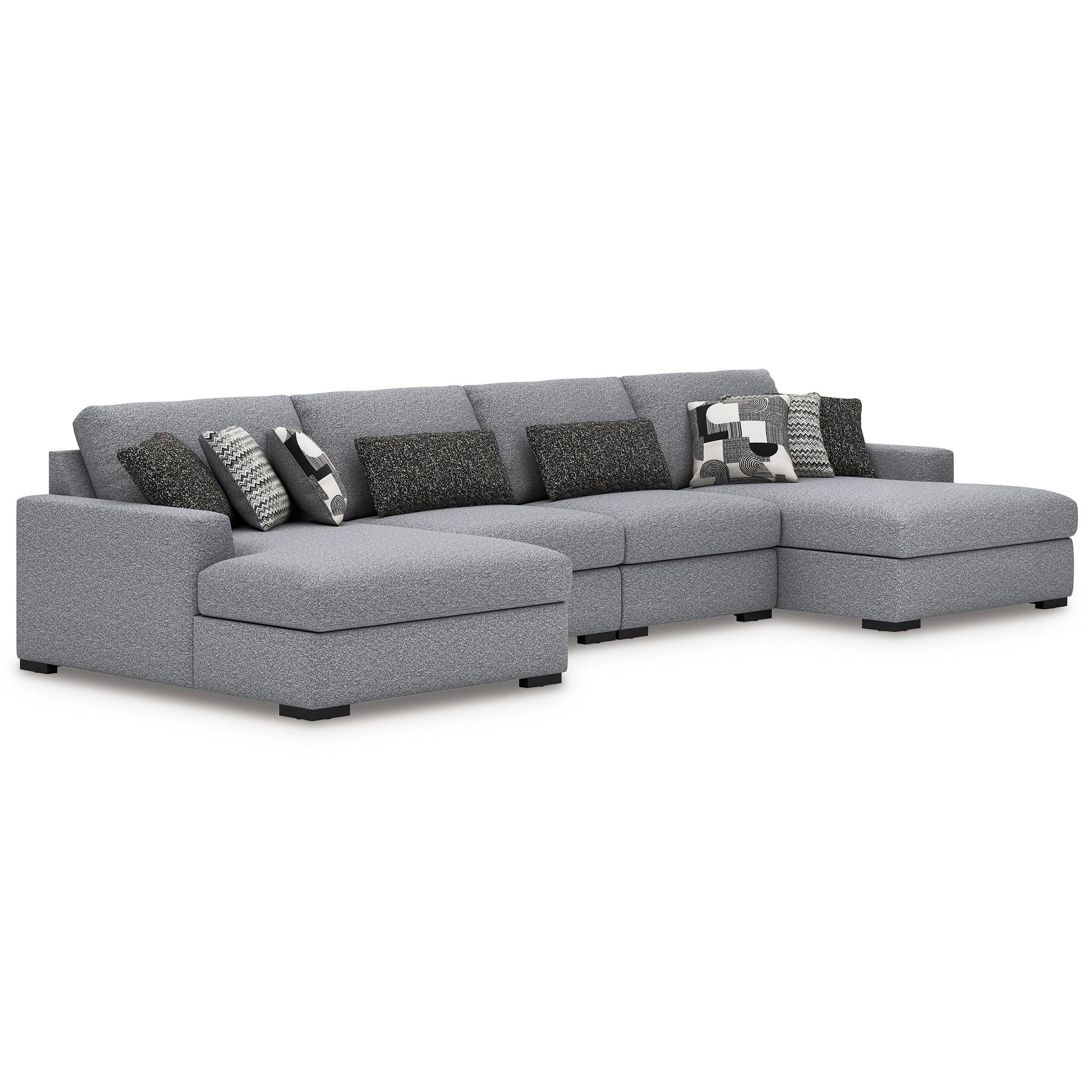 Benchcraft Bealton 61305S9 4 pc Sectional with Double Chaise - Image 1