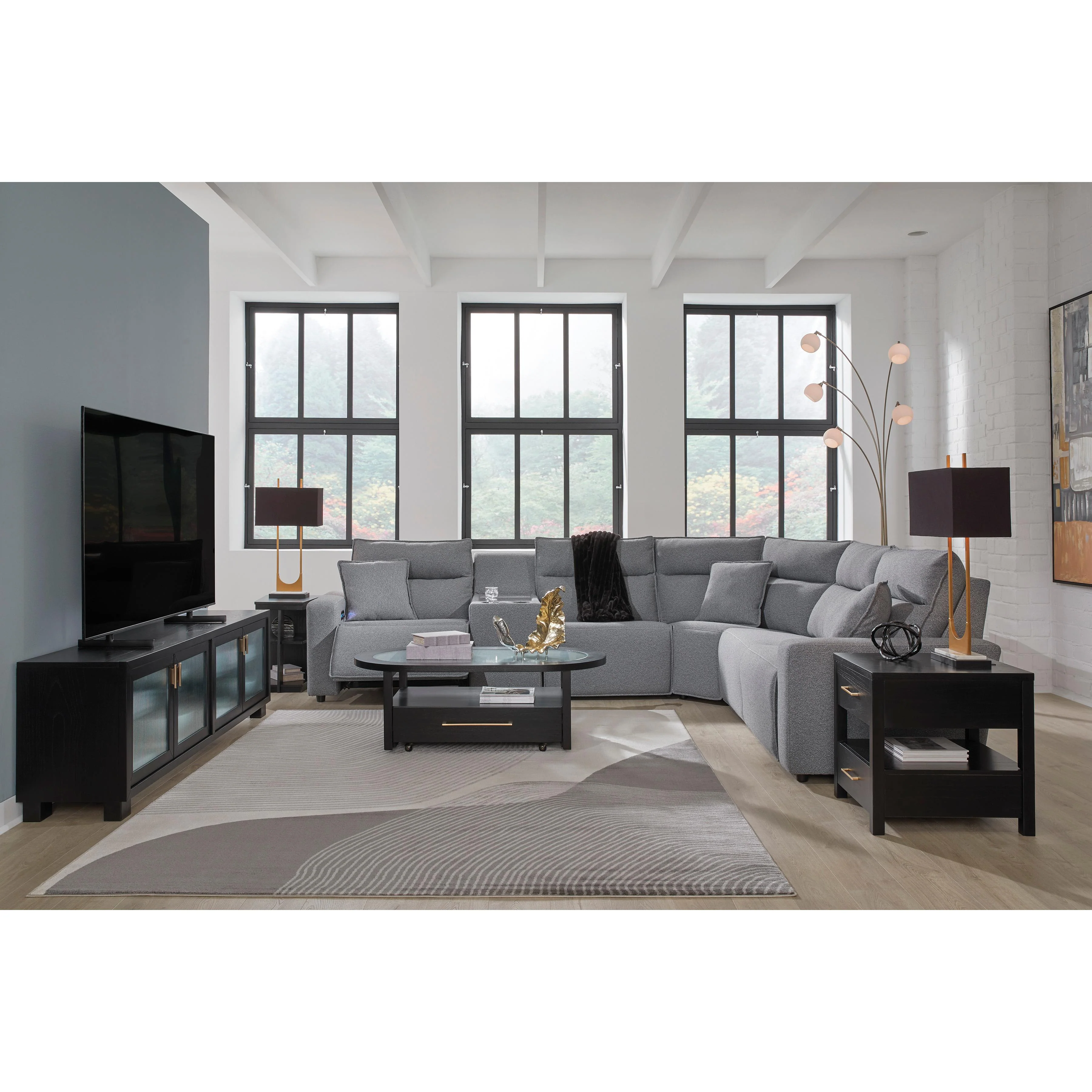 Signature Design by Ashley Modmax 65906S10 6 pc Power Reclining Sectional - Image 3