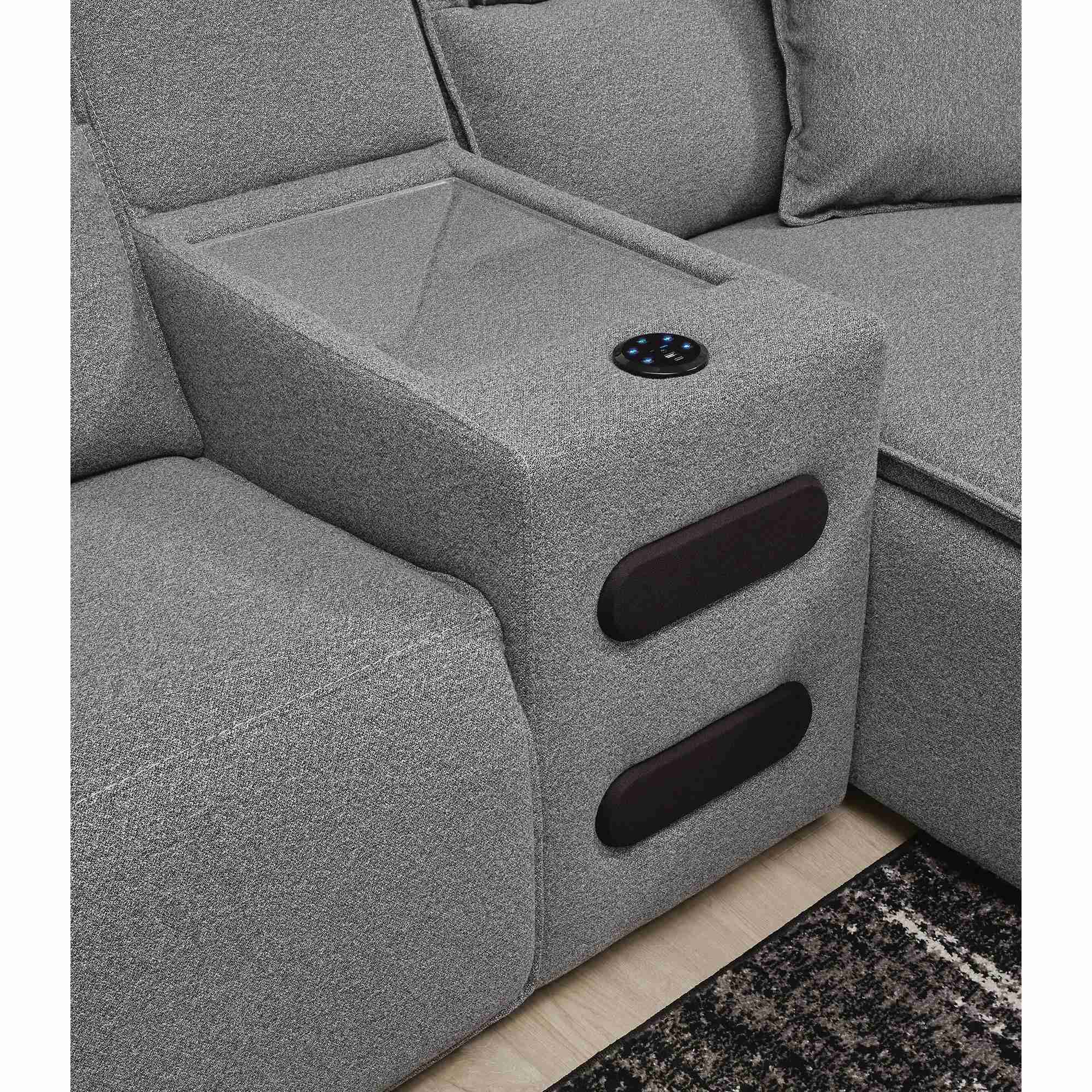 Signature Design by Ashley Modmax 65906S15 5 pc Power Reclining Sectional with Chaise - Image 2