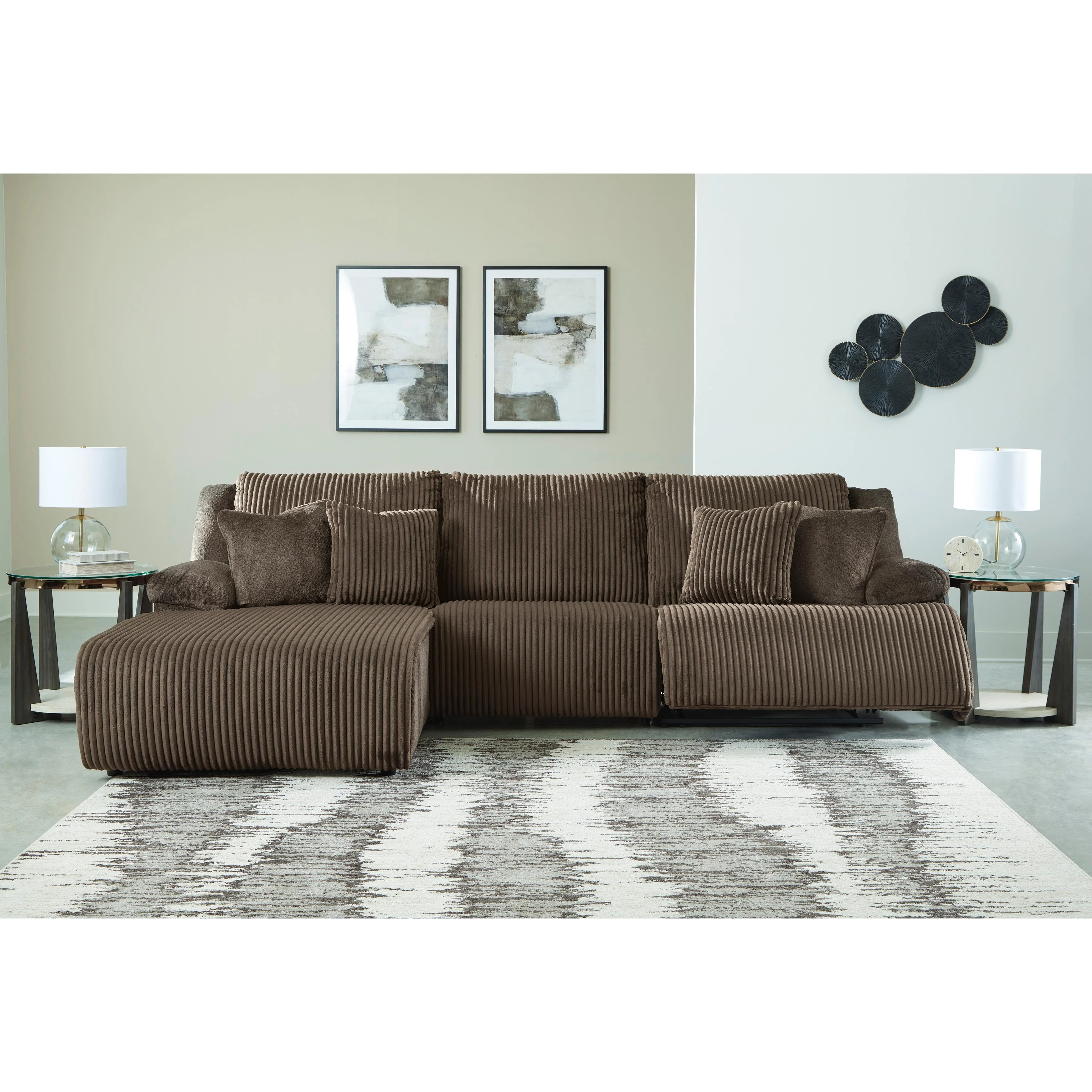 Signature Design by Ashley Top Tier 92705S7 3 pc Sectional Sofa Chaise - Image 3