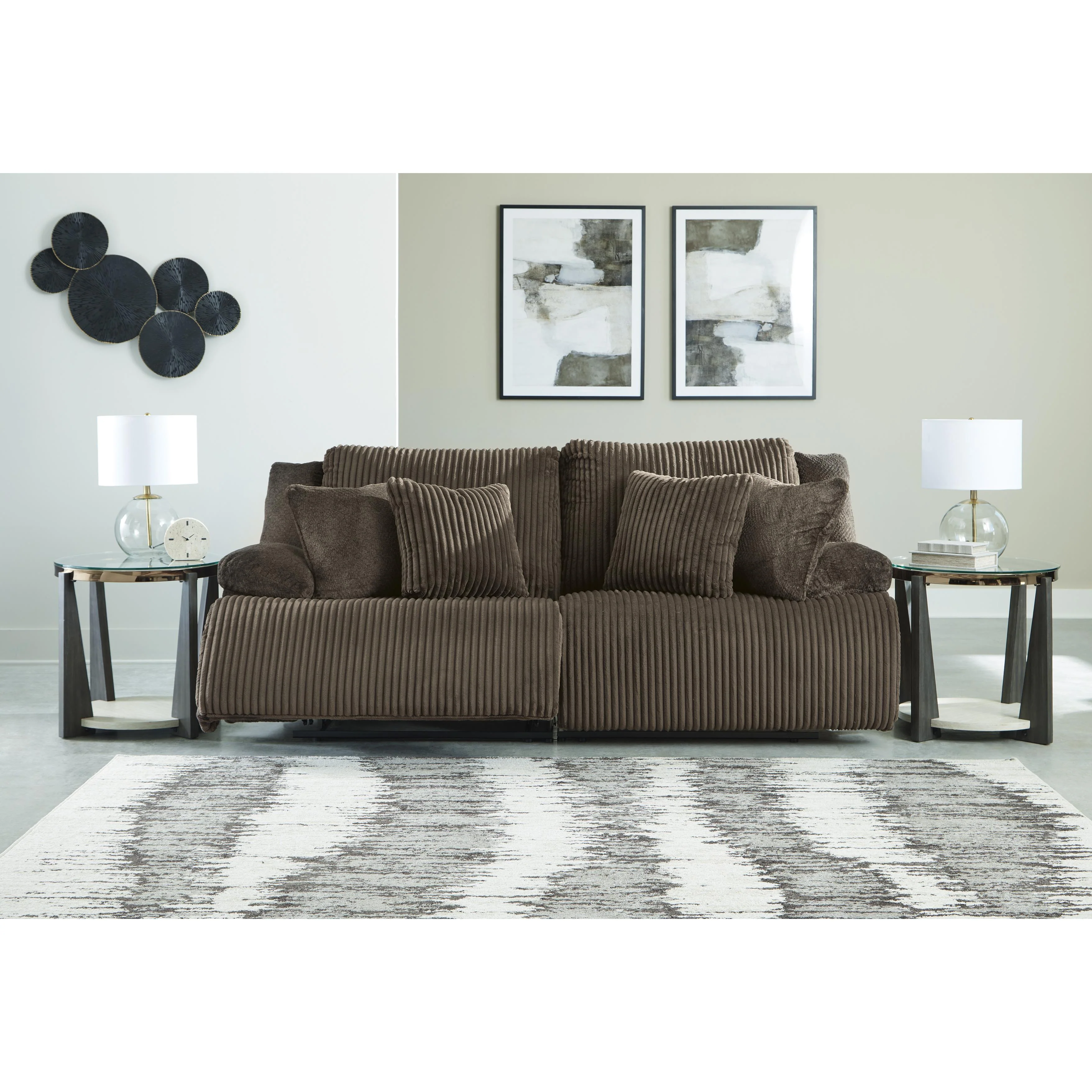 Signature Design by Ashley Top Tier 92705S9 2 pc Sectional Loveseat - Image 3