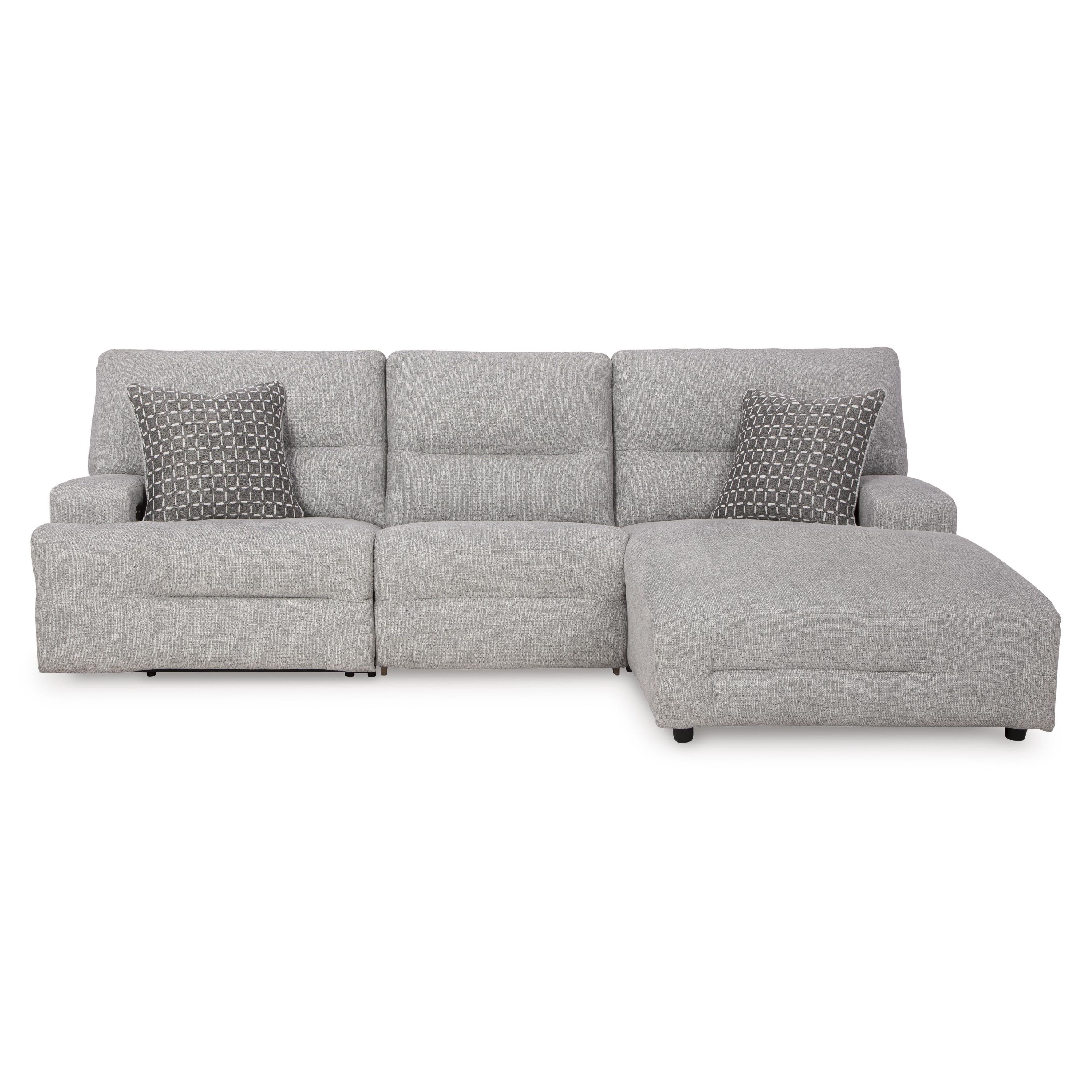 Signature Design by Ashley Acklen Place 93605S6 3 pc Power Reclining Sectional - Image 3