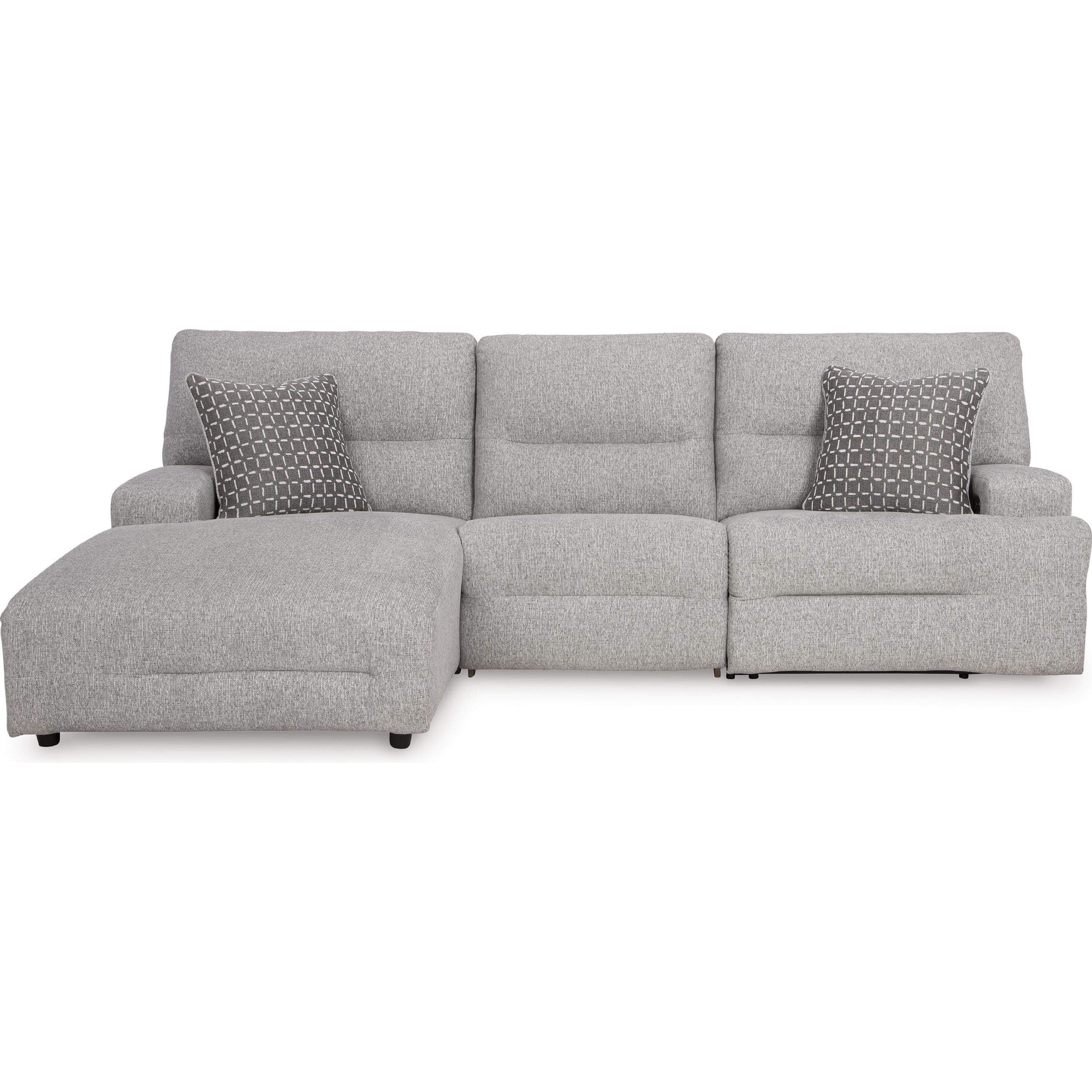 Signature Design by Ashley Acklen Place 93605S7 3 pc Power Reclining Sectional - Image 3