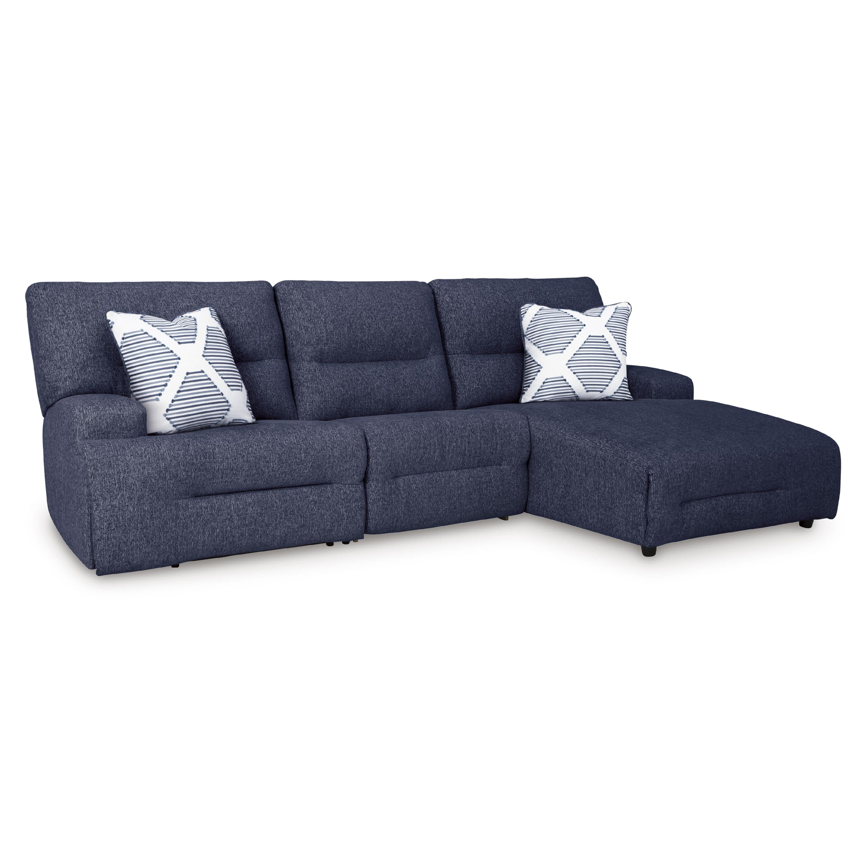 Signature Design by Ashley Acklen Place 93607S6 3 pc Power Reclining Sectional - Image 1