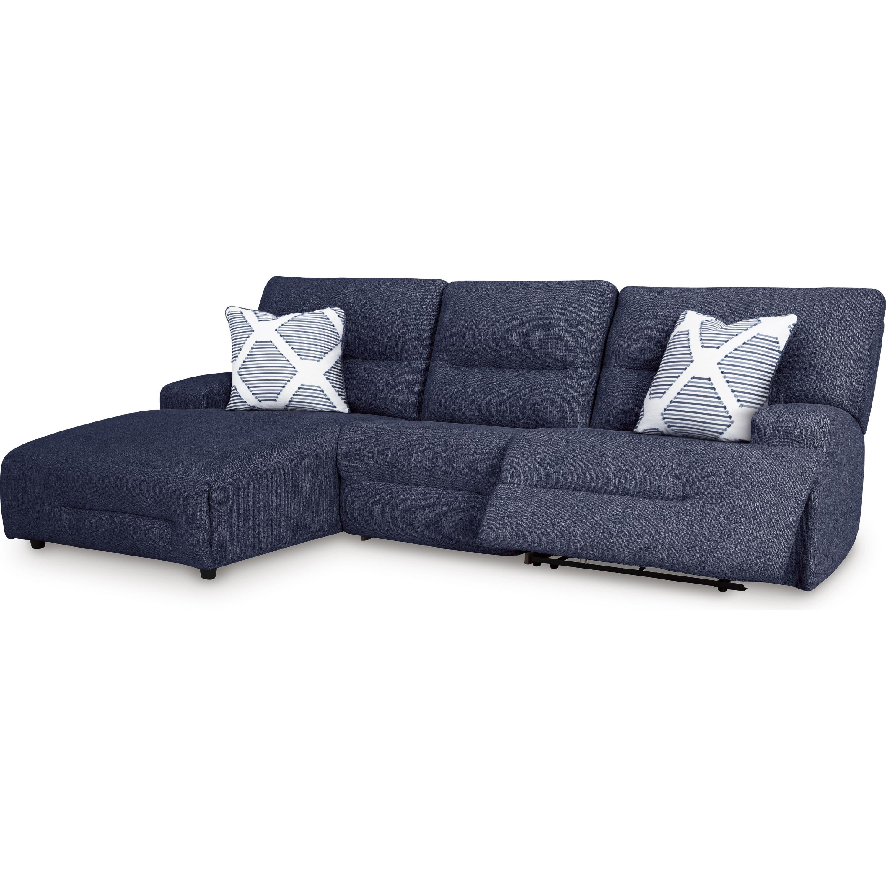 Signature Design by Ashley Acklen Place 93607S7 3 pc Power Reclining Sectional - Image 2