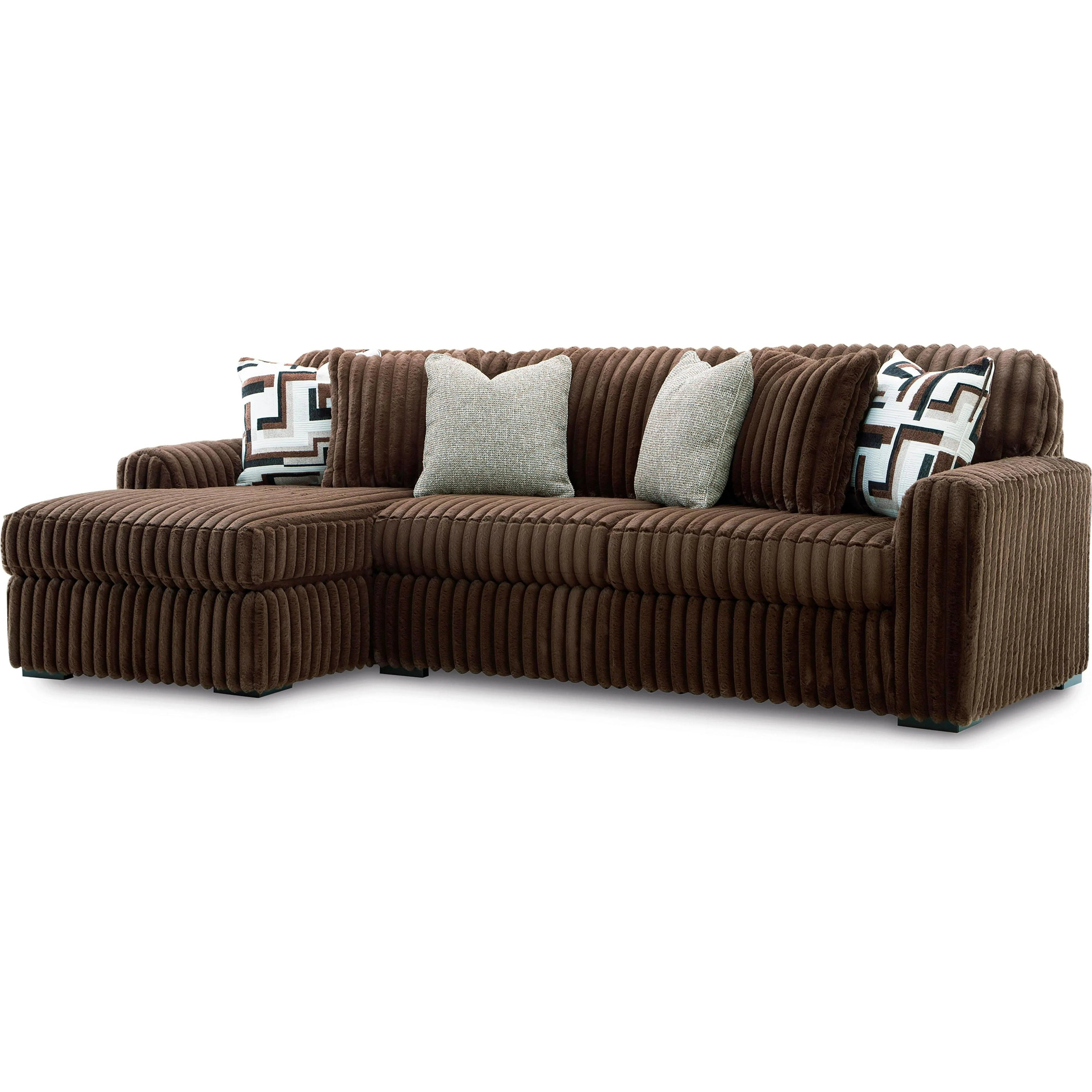 Signature Design by Ashley Midnight-Madness 98104S1 2 pc Sectional Sofa with Chaise - Image 1