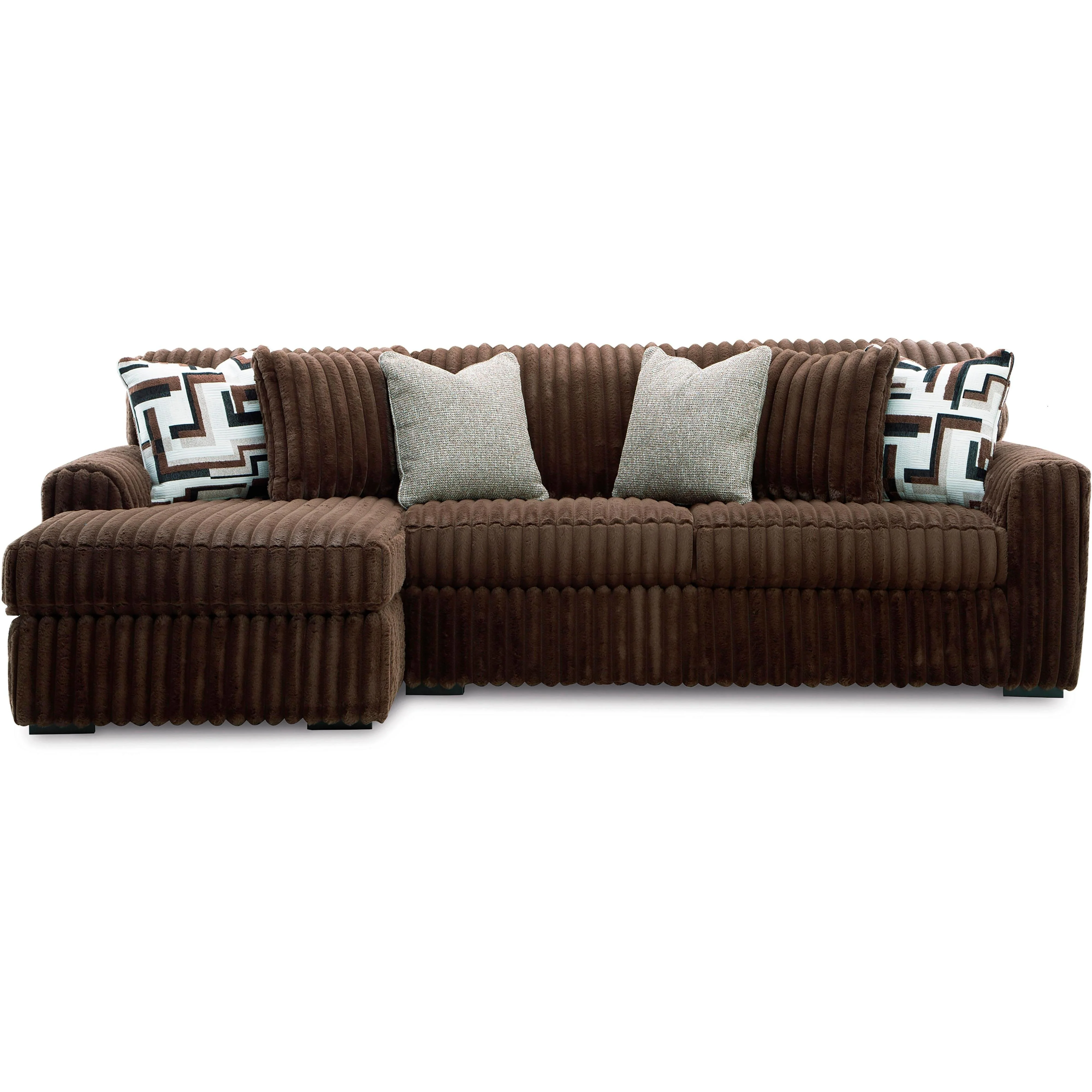 Signature Design by Ashley Midnight-Madness 98104S1 2 pc Sectional Sofa with Chaise - Image 2