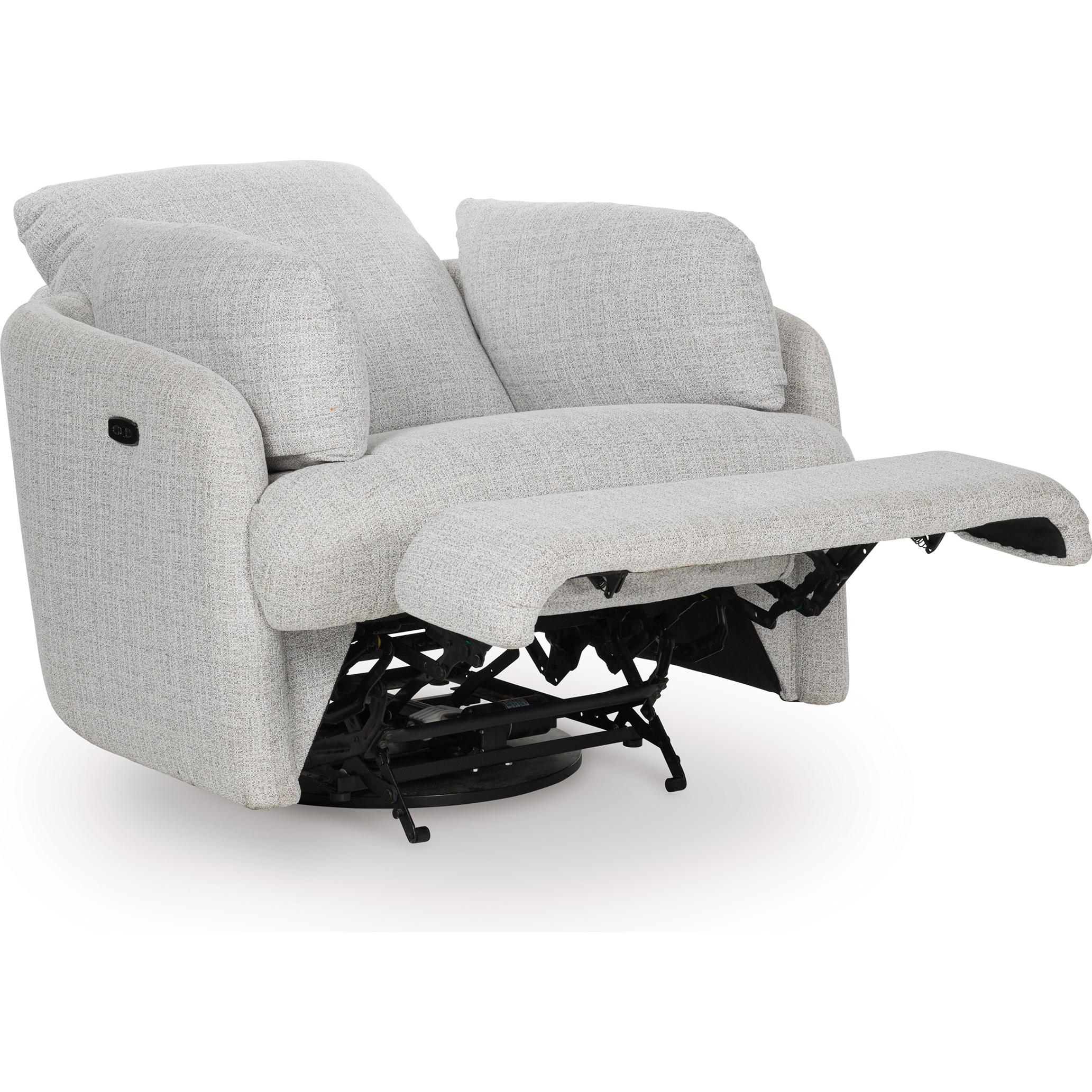 Signature Design by Ashley Alainmont Next-Gen Nuvella A3000739 Swivel Power Recliner - Image 3