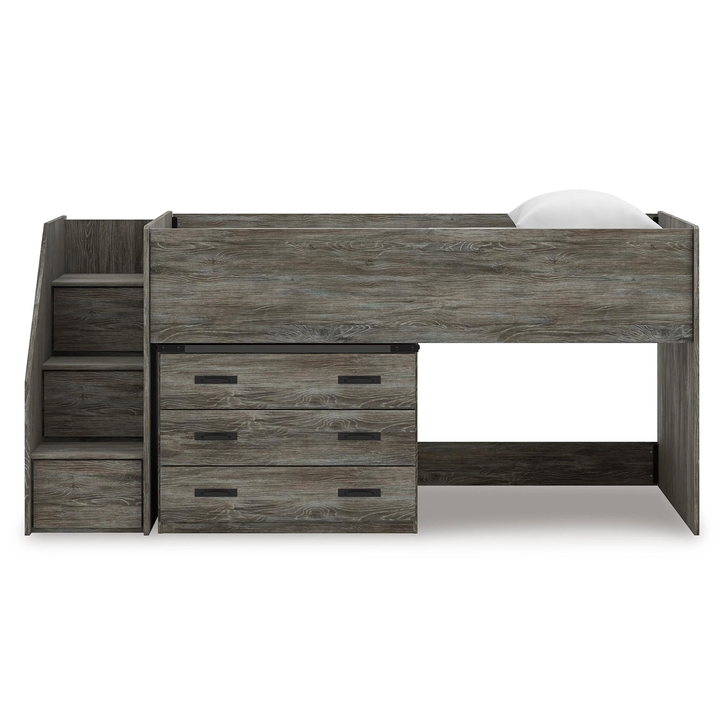 Signature Design by Ashley Frandern B4480B15 Twin Loft Bed with Drawer Storage - Image 3
