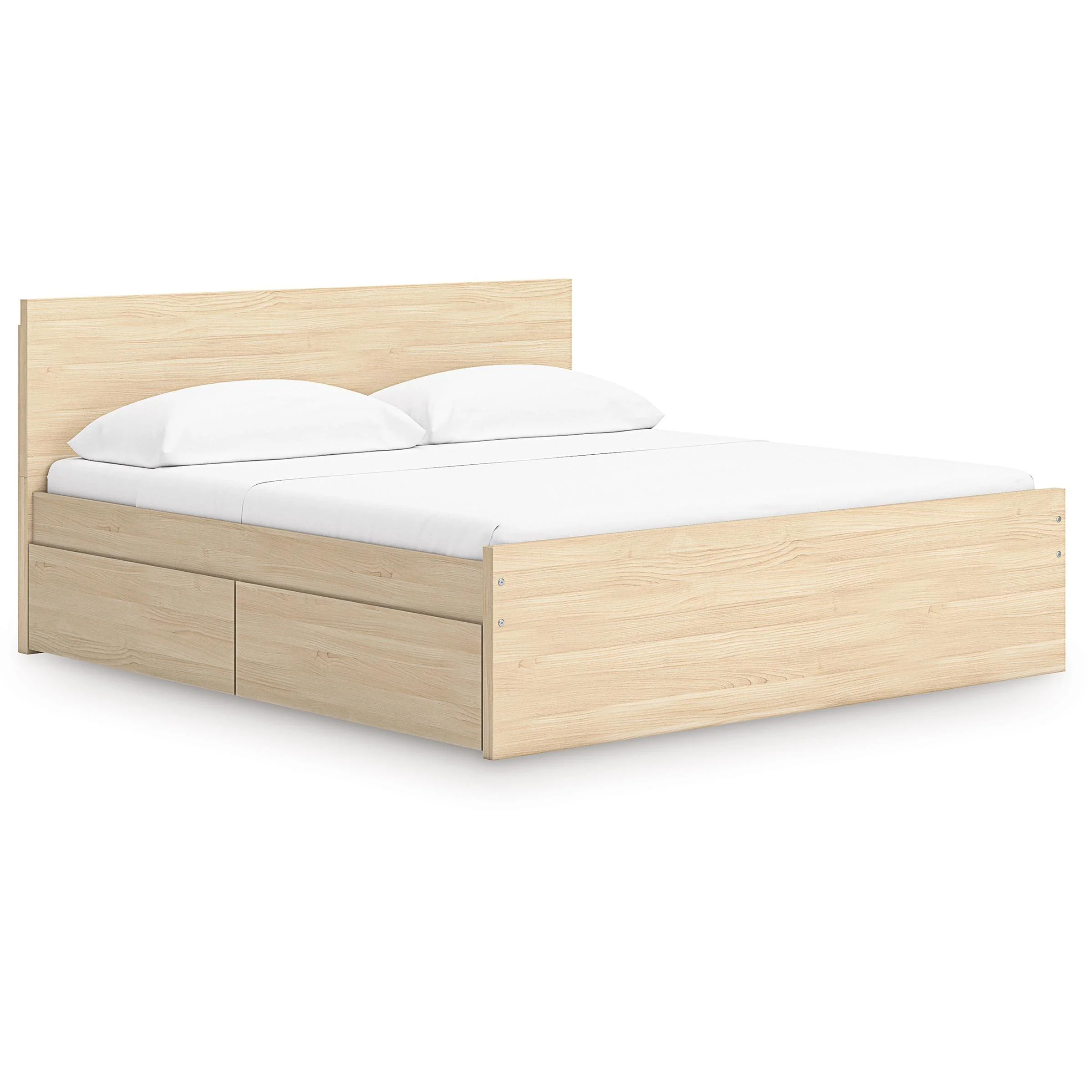 Signature Design by Ashley Onita EB9632B24 King Panel Platform Bed with 2 Side Storage - Image 1