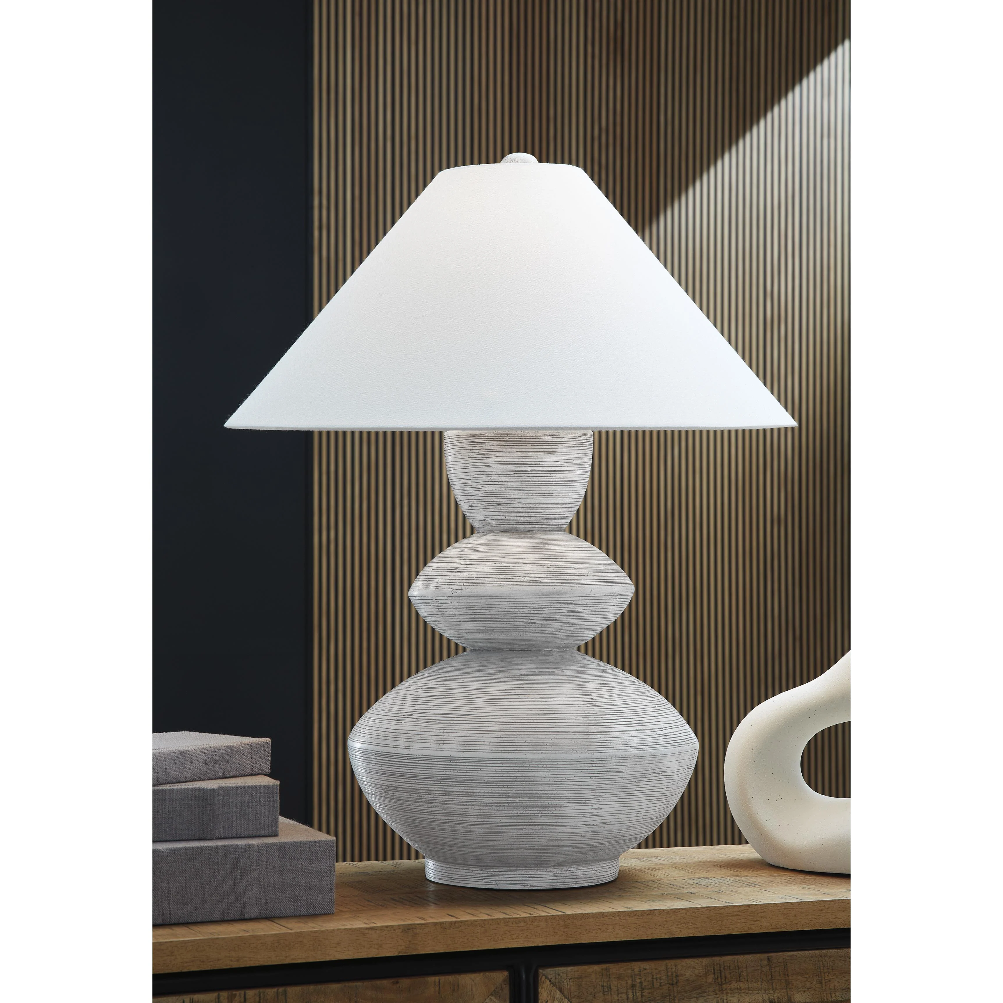 Signature Design by Ashley Brickdon L235874 Poly Table Lamp - Image 2