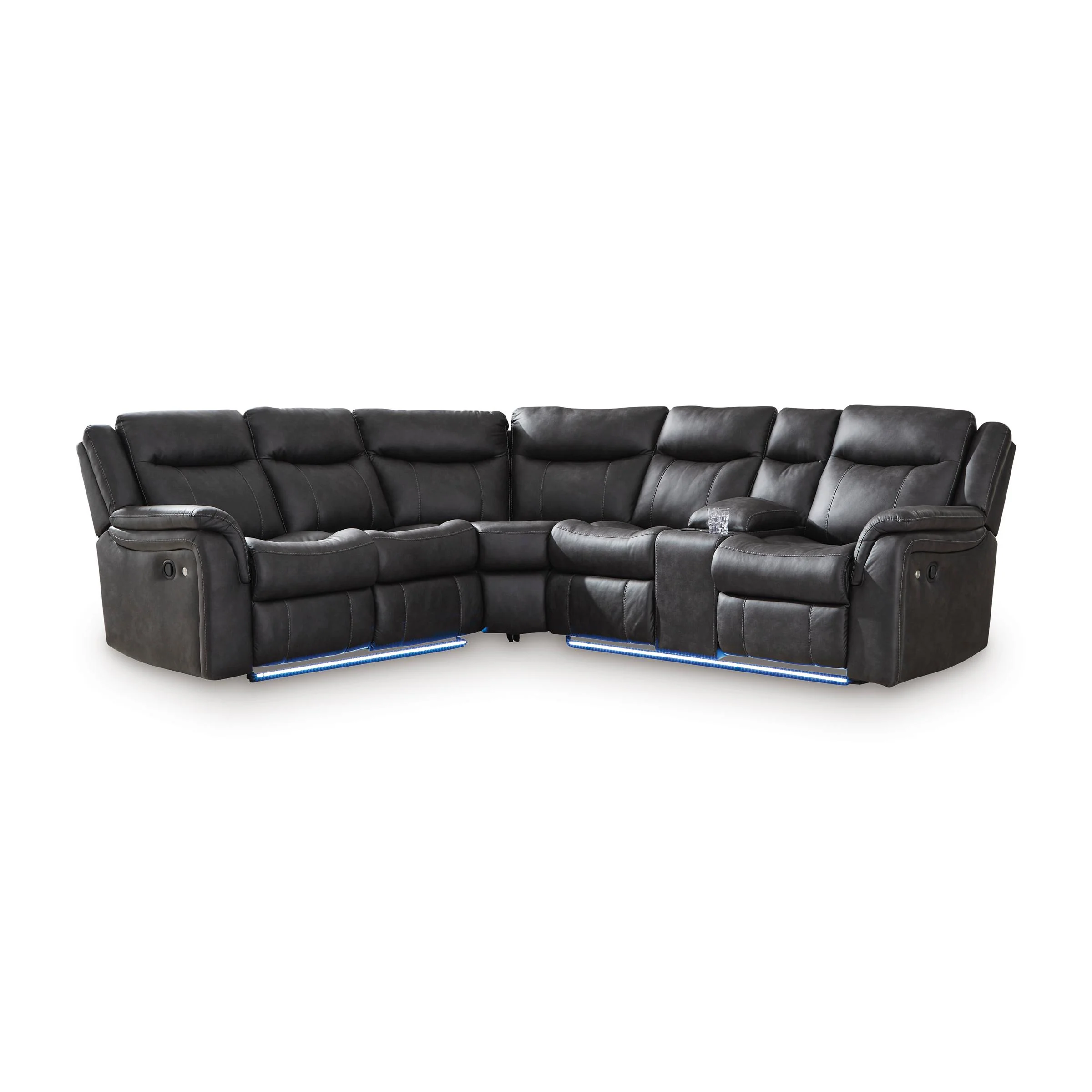 Signature Design by Ashley Sultan Meadow PC13001S1 2 pc Reclining Sectional - Image 1