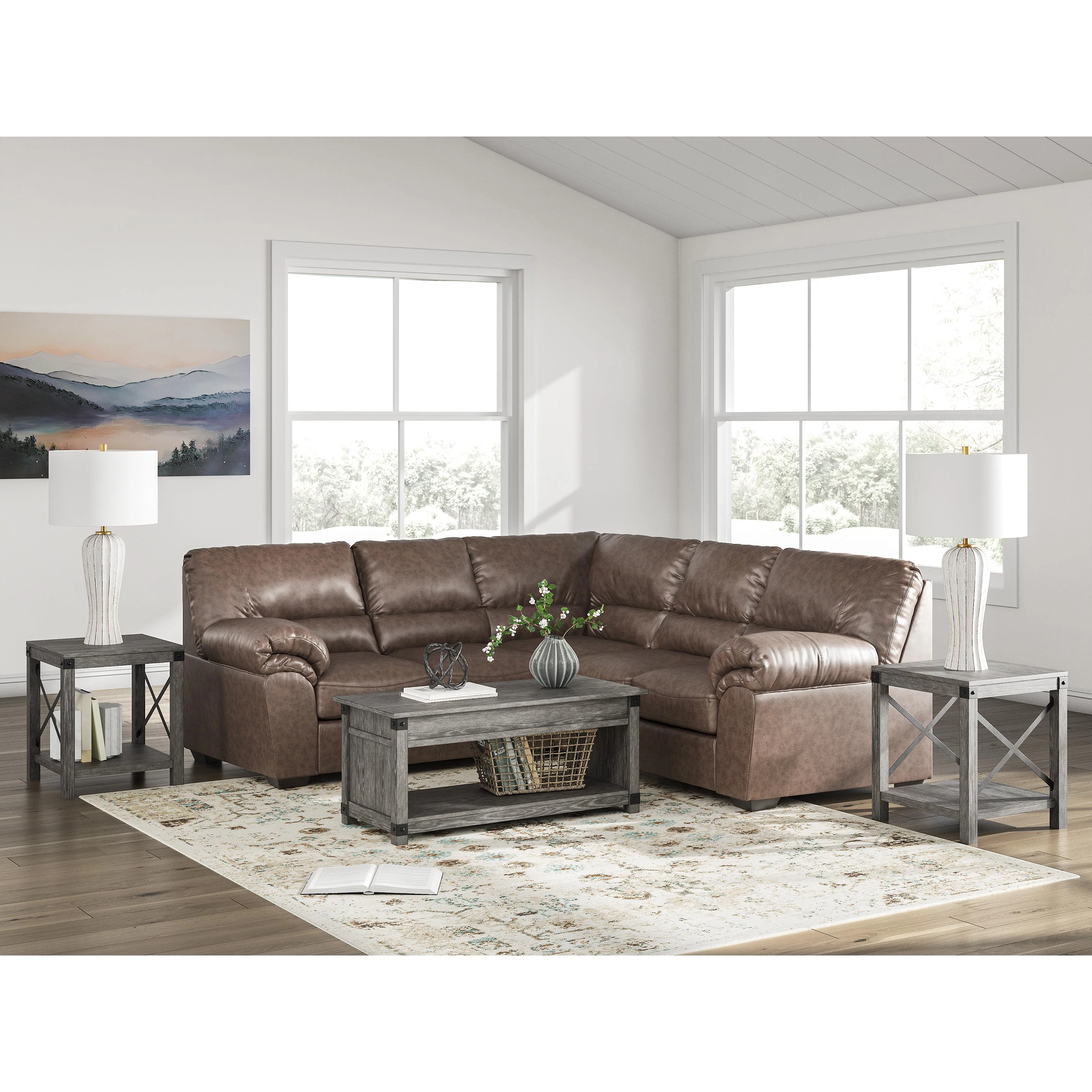 Signature Design by Ashley WillowBend PC27705S1 2 pc Sectional - Image 3