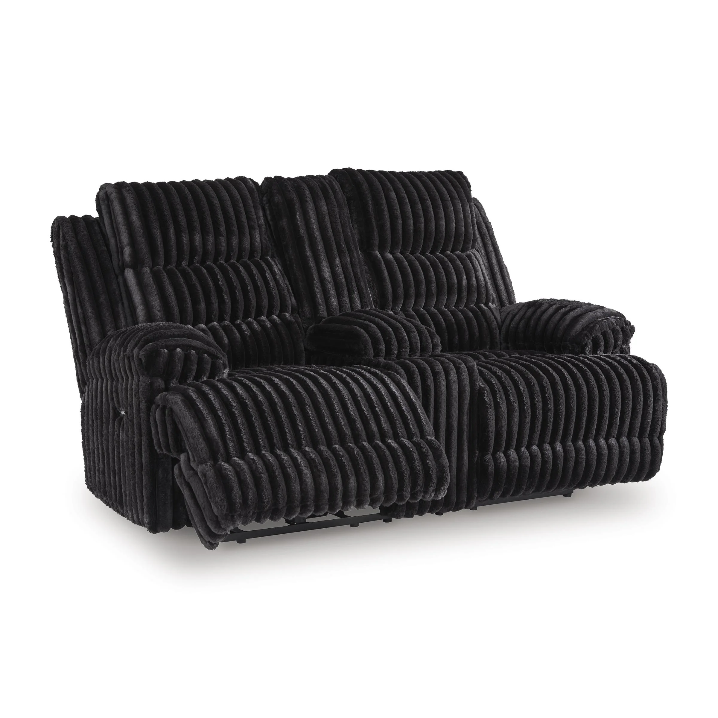 Signature Design by Ashley Rhine Falls PC4280596 Double Reclining Power Loveseat with Console - Image 1