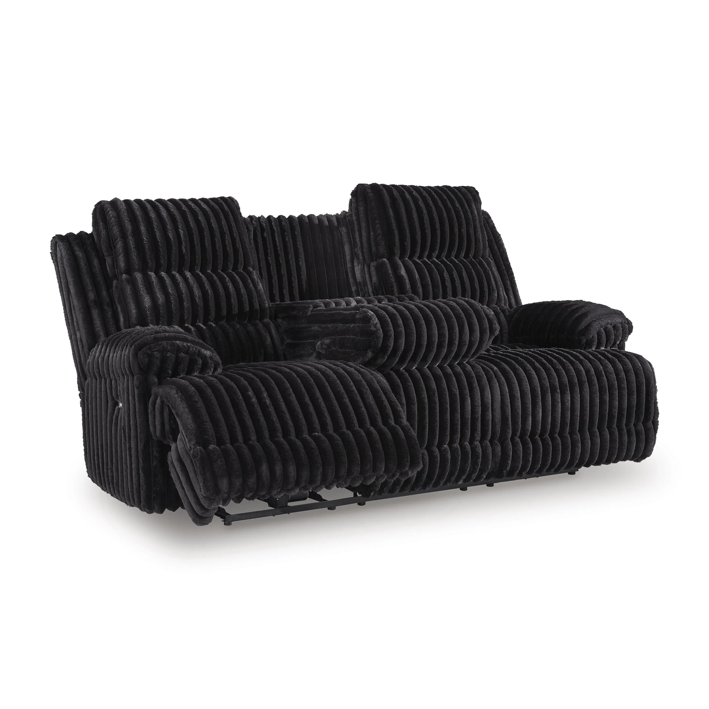 Signature Design by Ashley Rhine Falls PC4280599 Reclining Power Sofa with Drop Down Table - Image 1