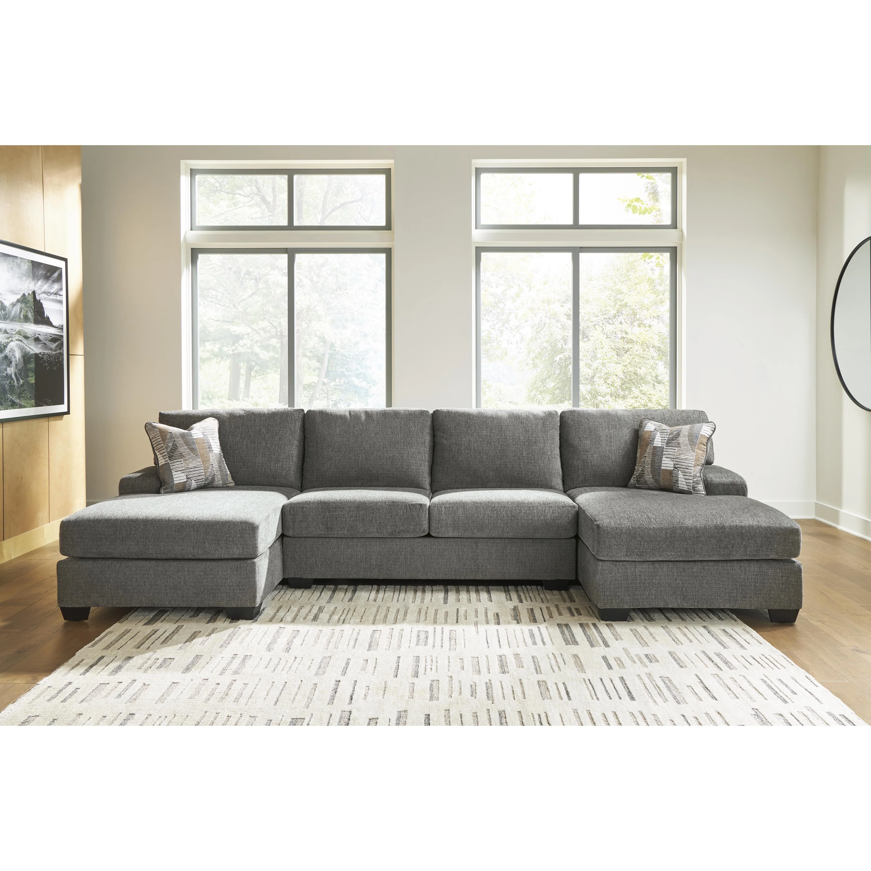 Signature Design by Ashley Clarington PC48405S3 3 pc Sectional with Double Chaise - Image 2