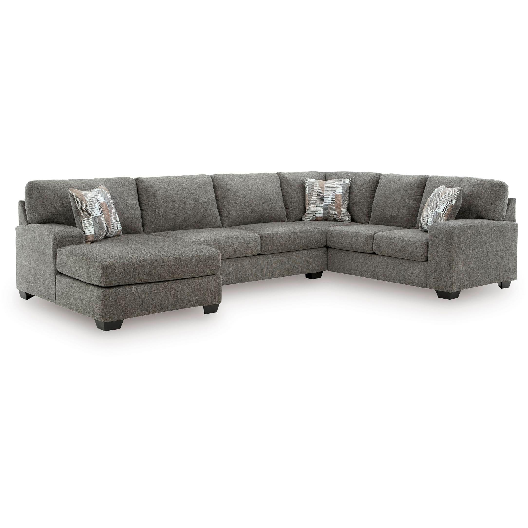 Signature Design by Ashley Clarington PC48405S5 3 pc Sleeper Sectional with Chaise - Image 1