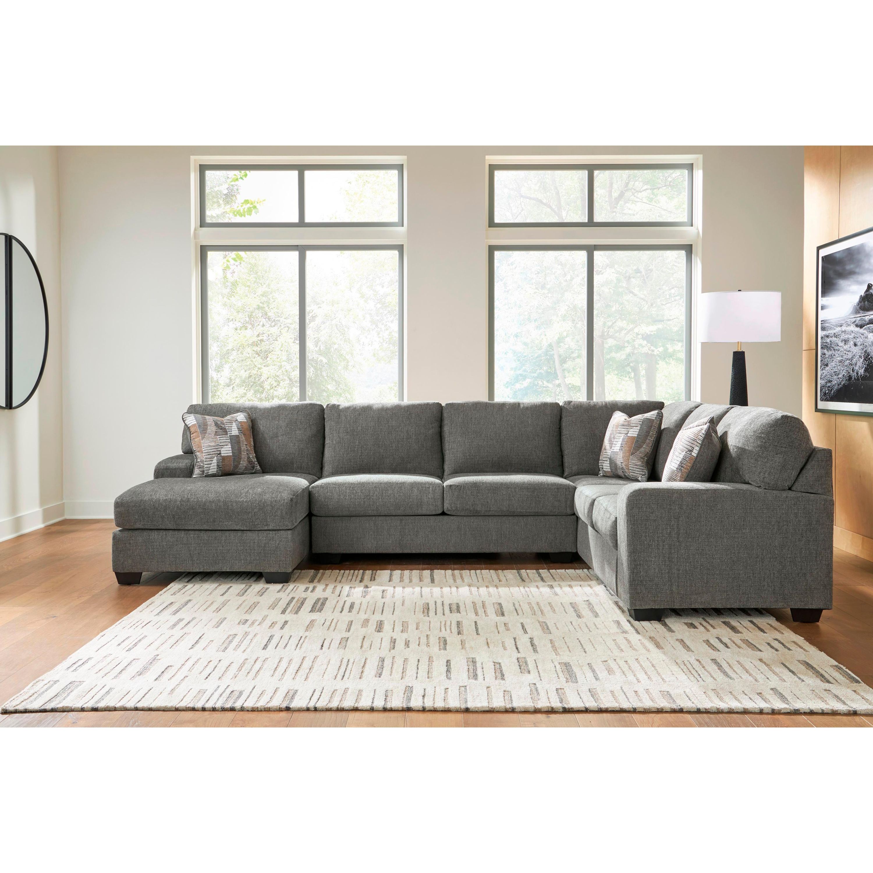 Signature Design by Ashley Clarington PC48405S5 3 pc Sleeper Sectional with Chaise - Image 2