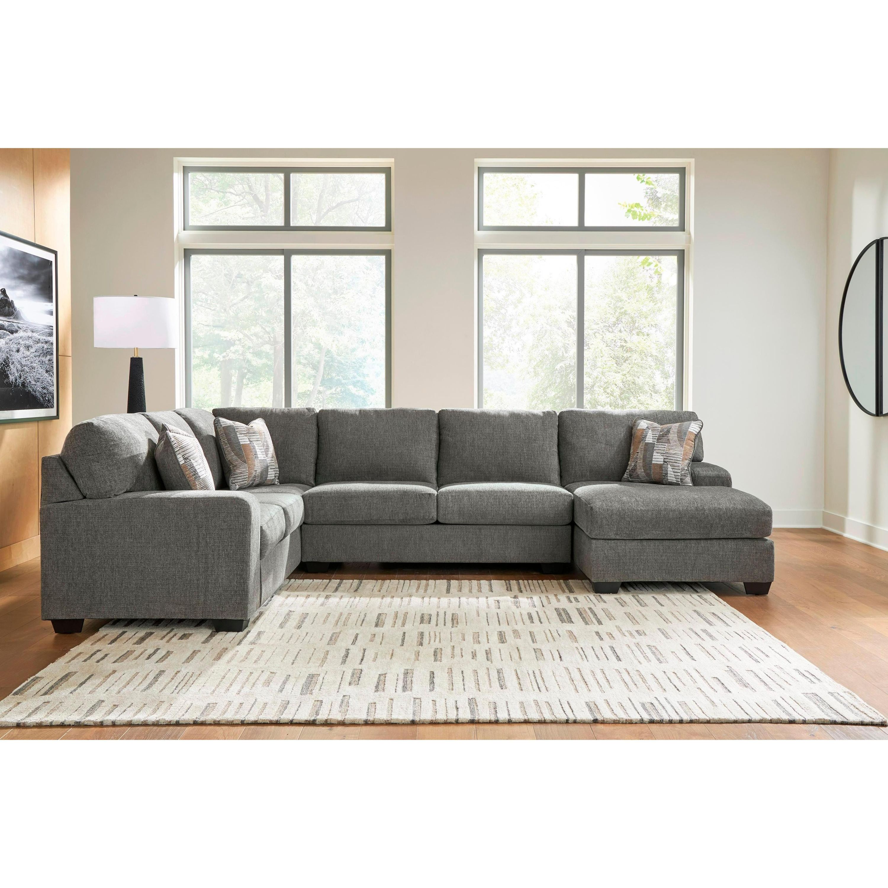 Signature Design by Ashley Clarington PC48405S6 3 pc Sleeper Sectional with Chaise - Image 2
