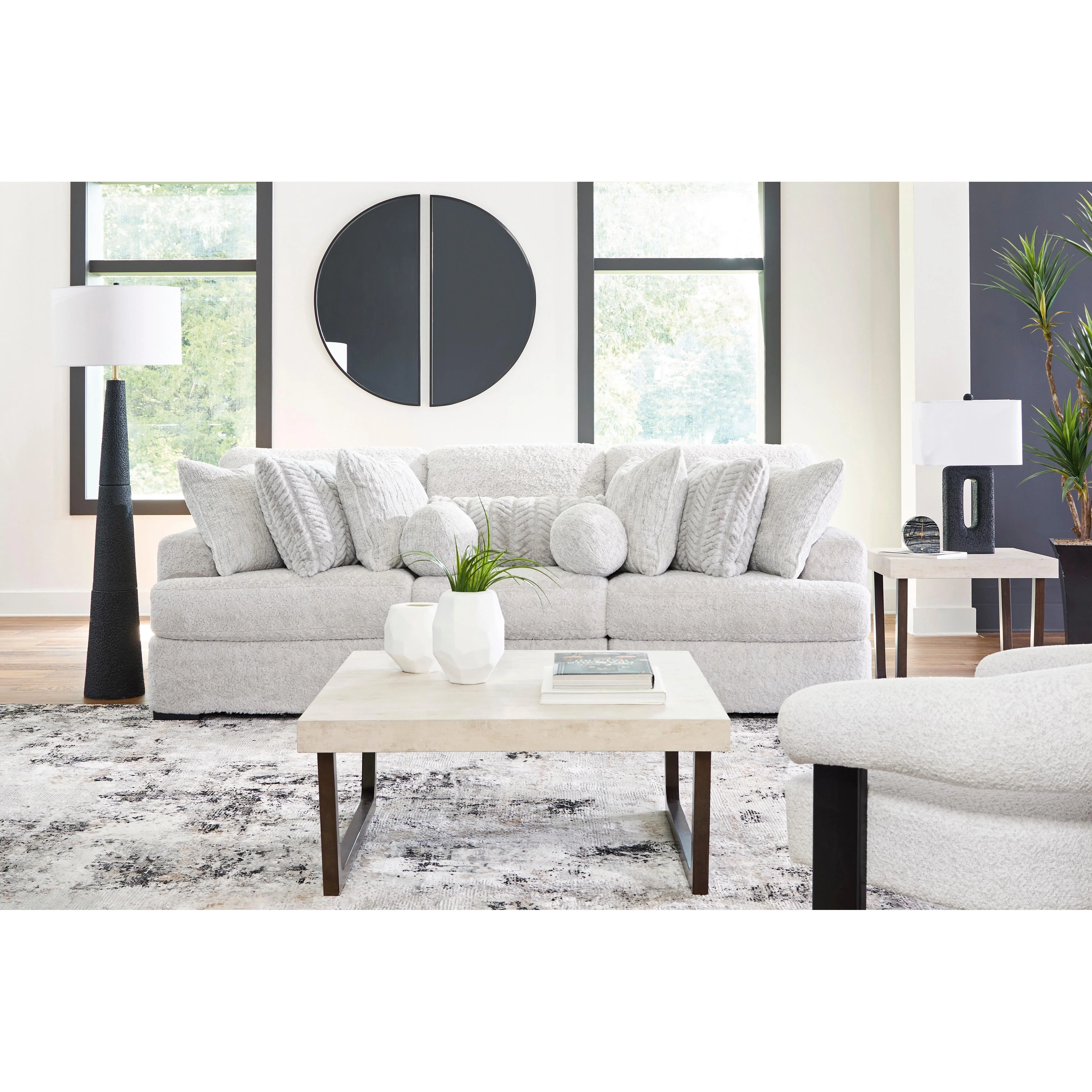 Signature Design by Ashley Cuddle Plush PC59106S5 3 pc Sectional - Image 3