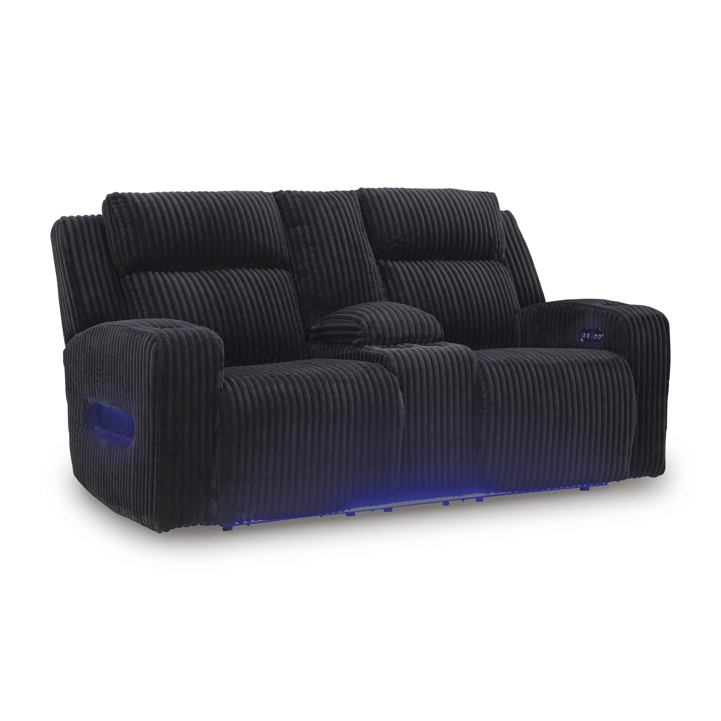 Signature Design by Ashley Forest Lake PC6420218 Power Reclining Loveseat with Console and Adjustable Headrest - Image 1