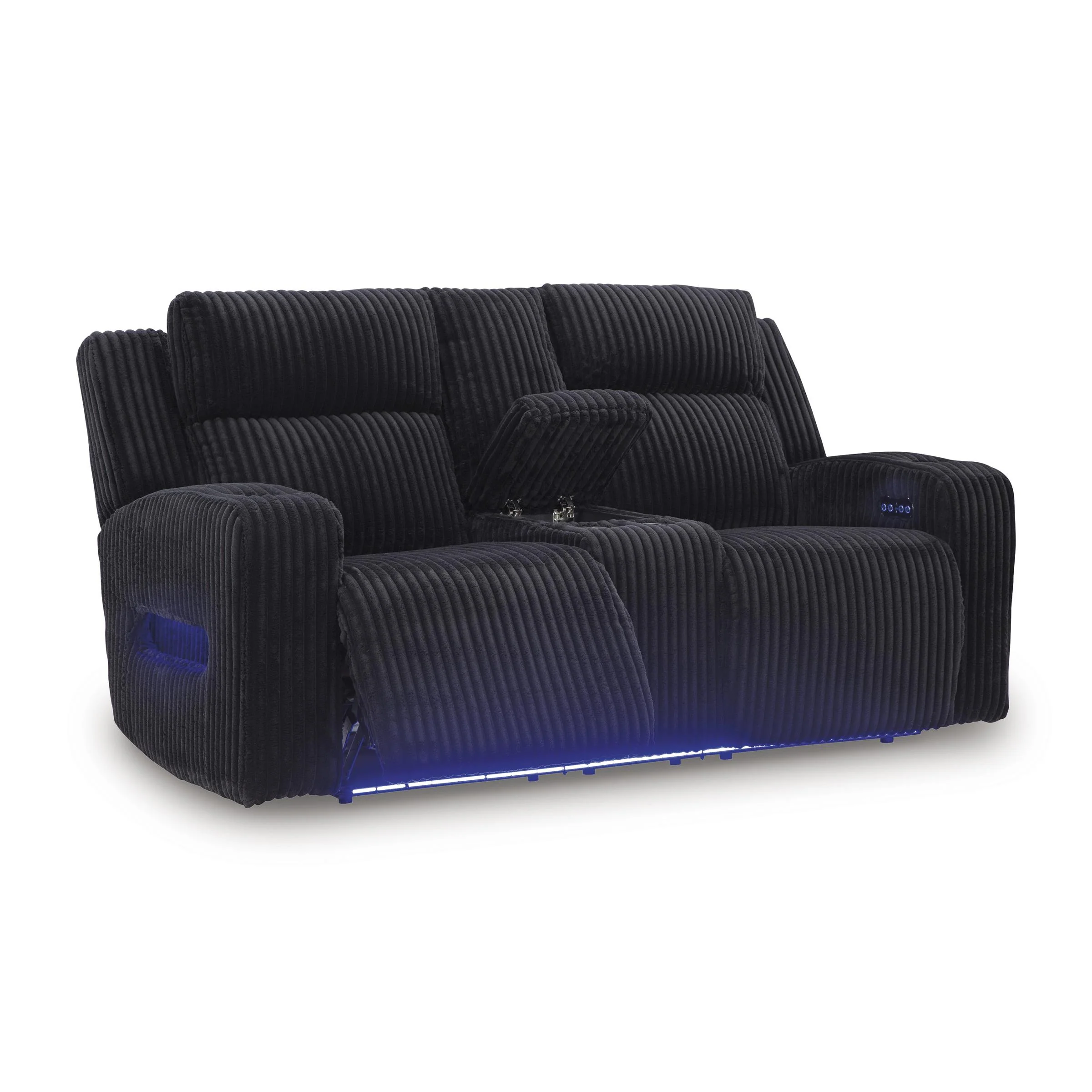 Signature Design by Ashley Forest Lake PC6420218 Power Reclining Loveseat with Console and Adjustable Headrest - Image 2