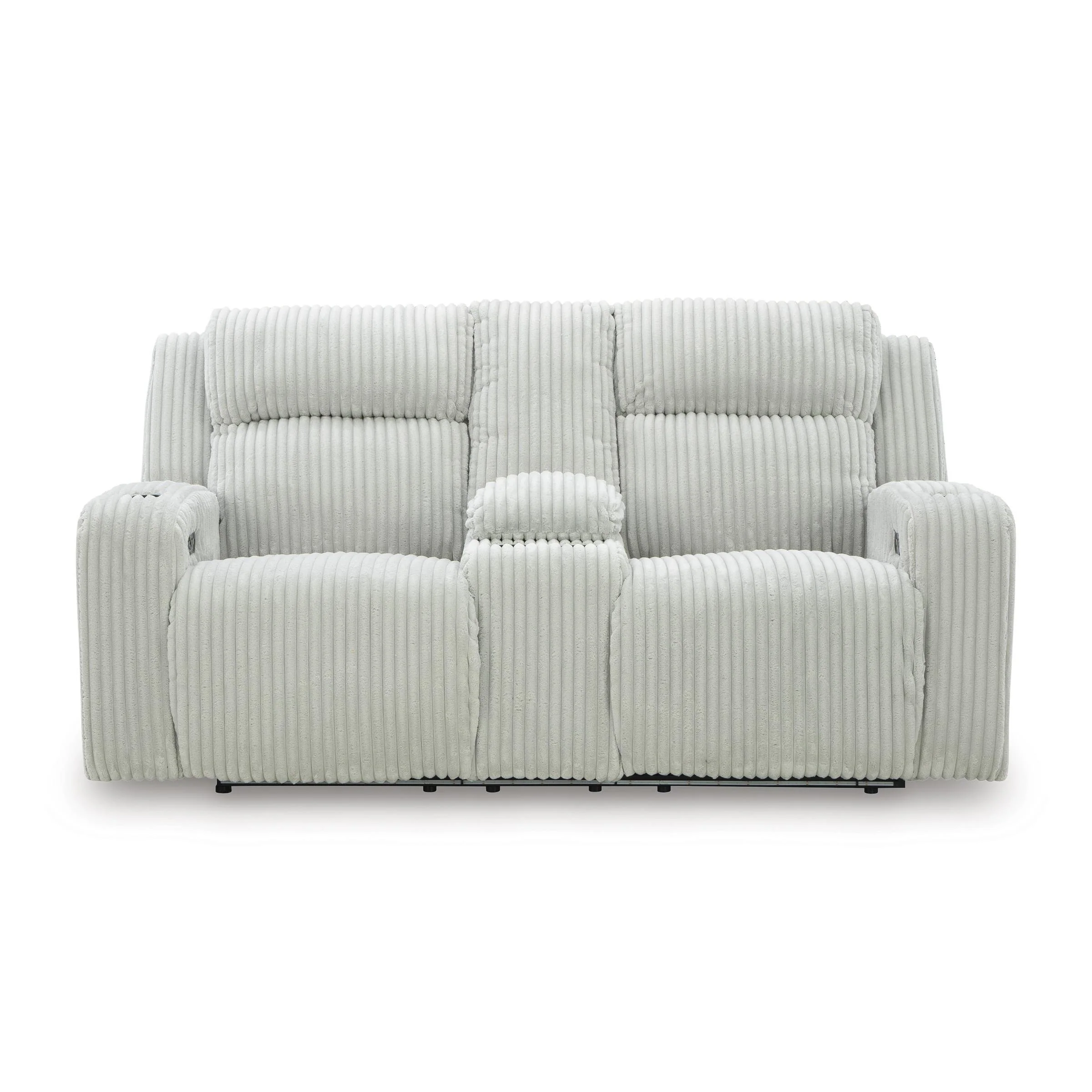 Signature Design by Ashley Forest Lake PC6420318 Power Reclining Loveseat with Console and Adjustable Headrest - Image 3