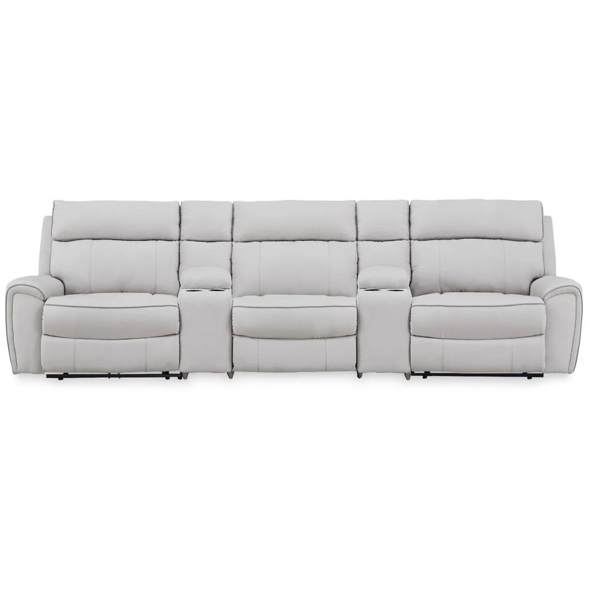 Signature Design by Ashley Social Pointe PC98802S14 5 pc Power Reclining Sectional