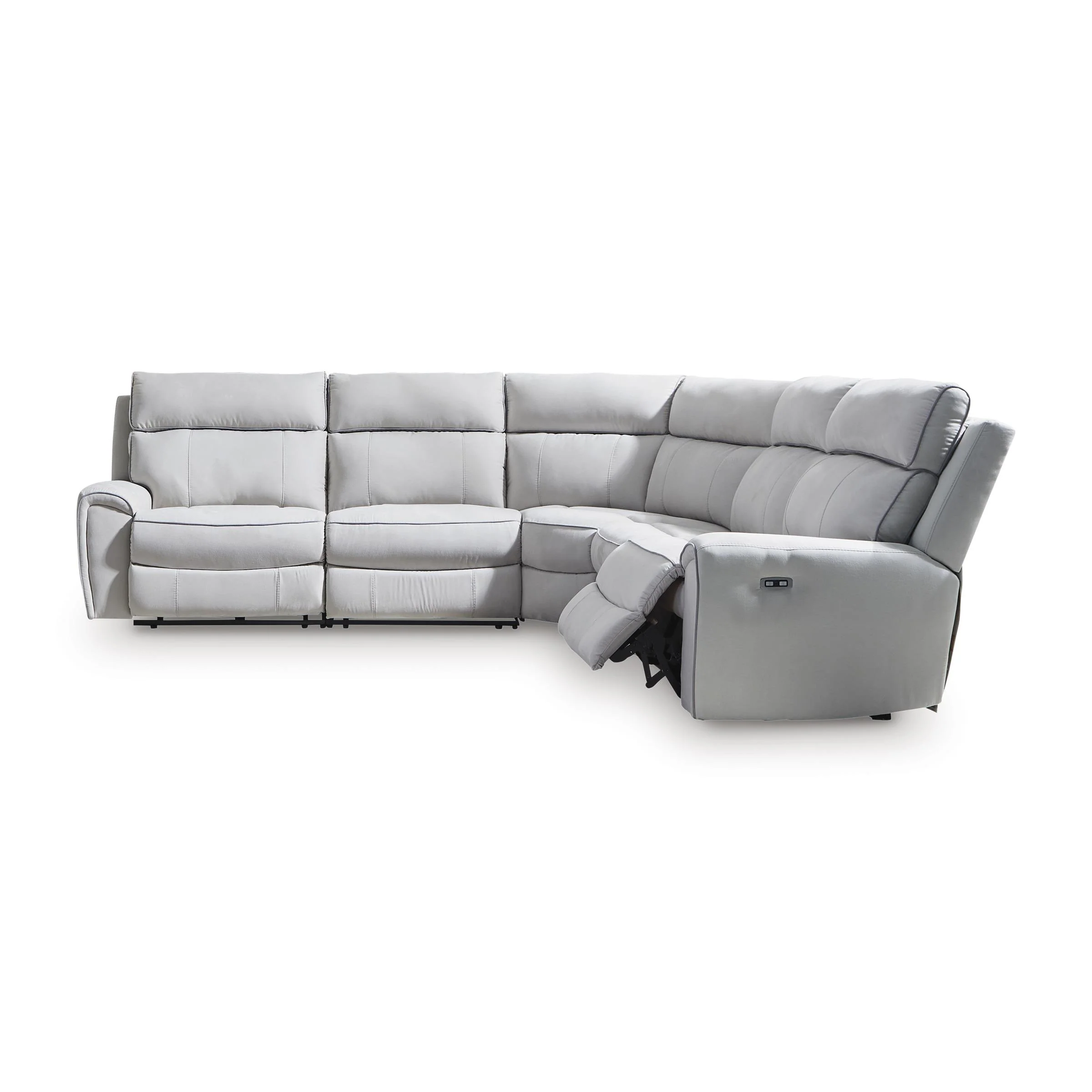 Signature Design by Ashley Social Pointe PC98802S8 5 pc Power Reclining Sectional - Image 1