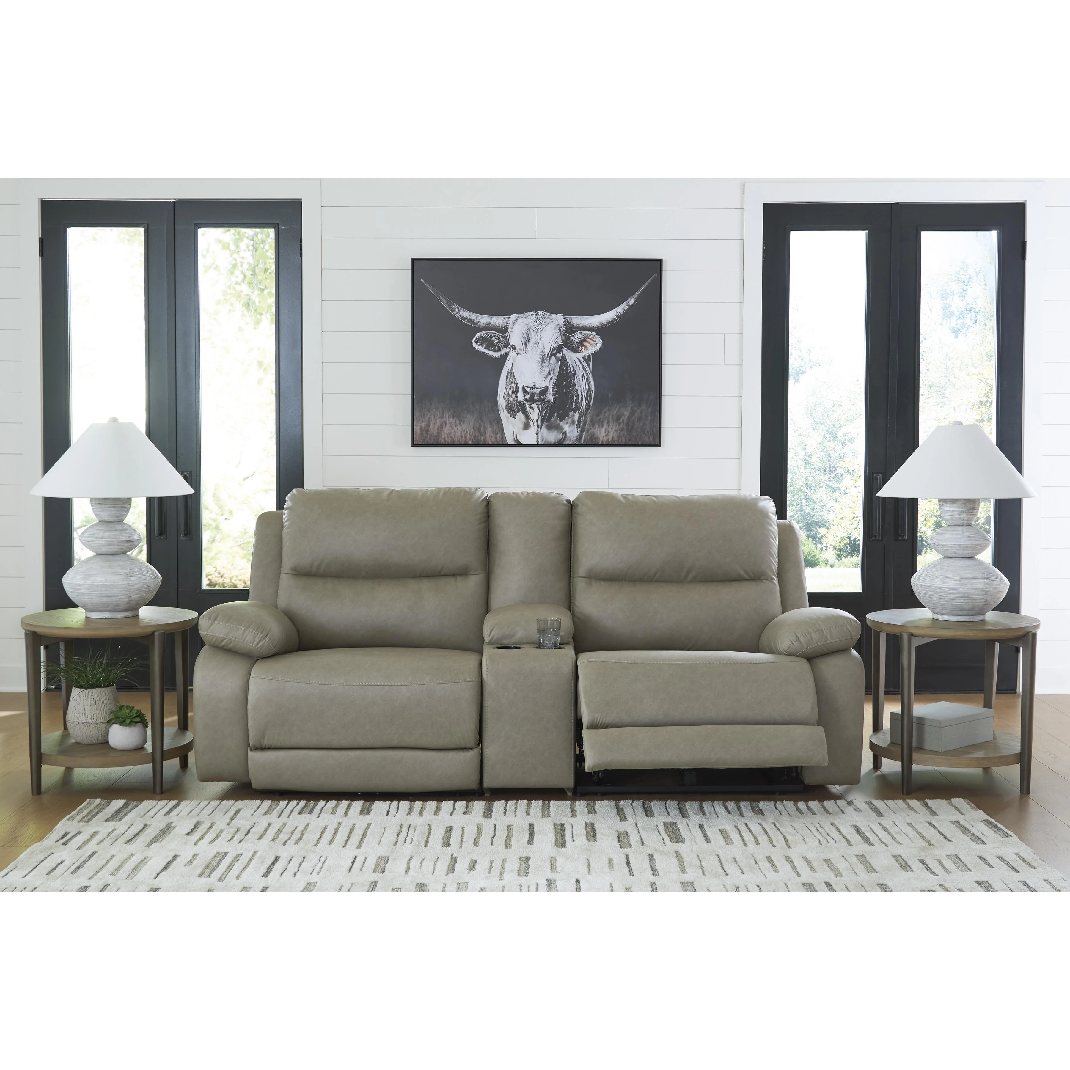 Signature Design by Ashley Narwhal Place PC99201S3 3 pc Power Reclining Sectional - Image 3