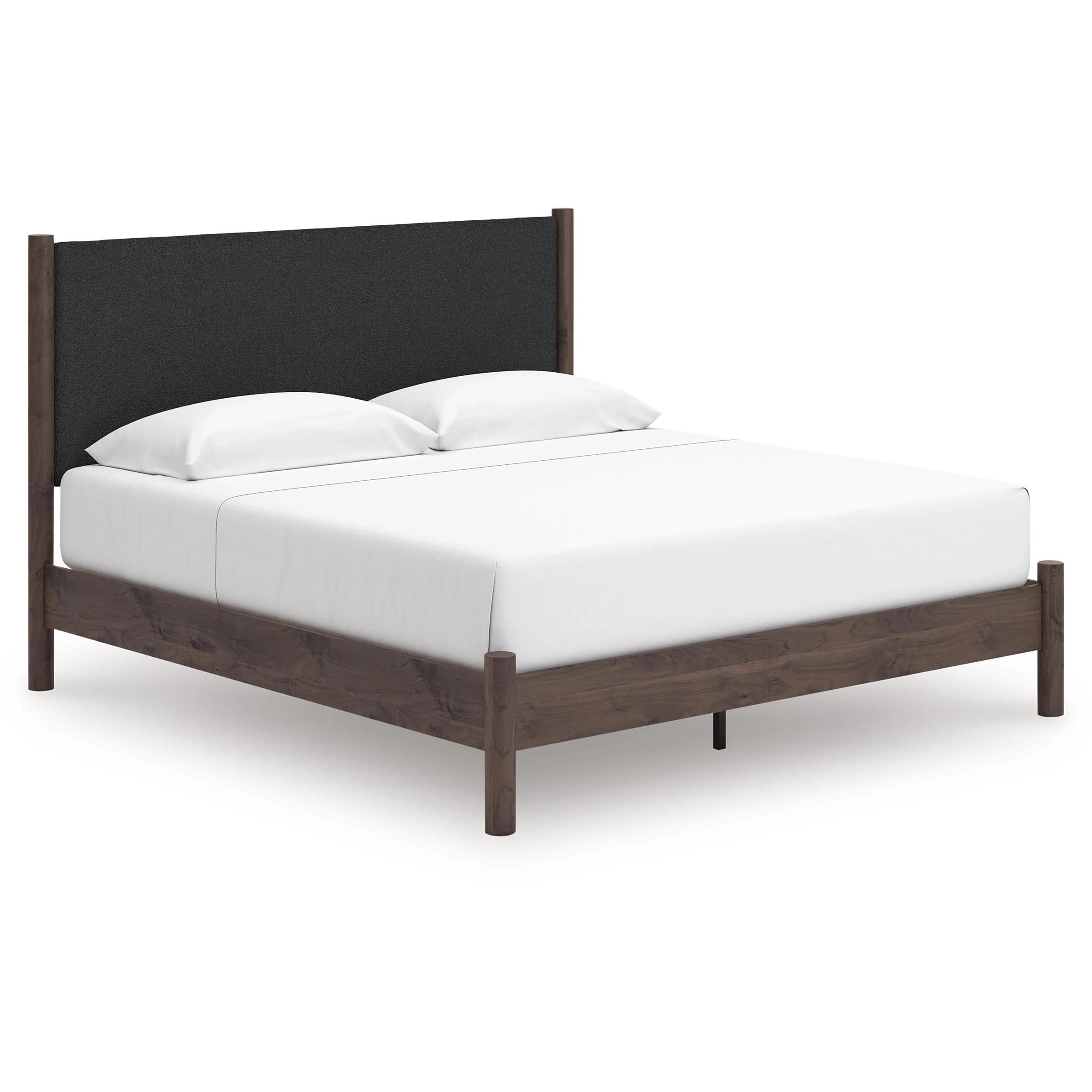 Signature Design by Ashley Pamytta PCB2614B28 King Upholstered Panel Platform Bed - Image 1