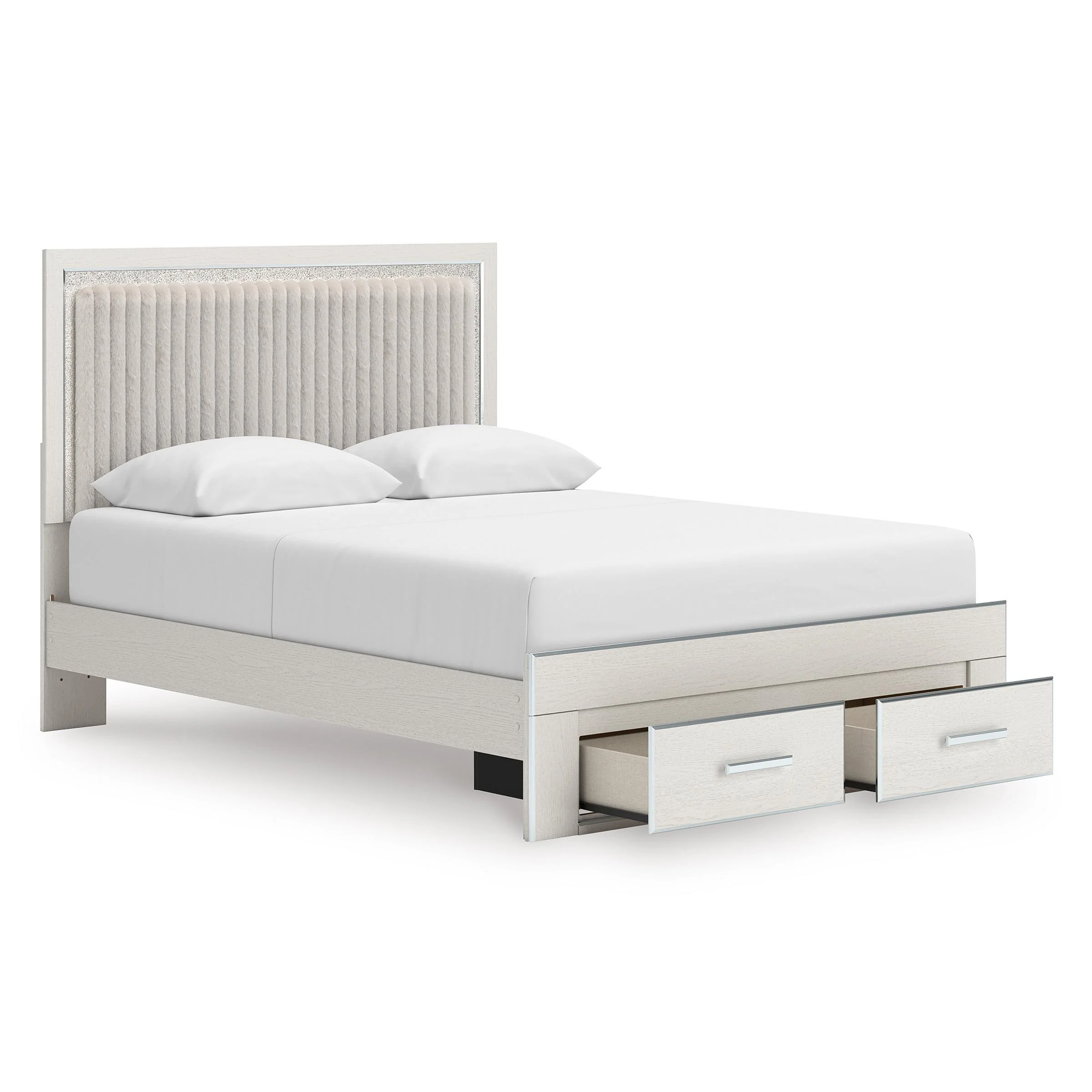 Signature Design by Ashley Zuraleus PCB3381B4 Queen Upholstered Panel Storage Bed - Image 2