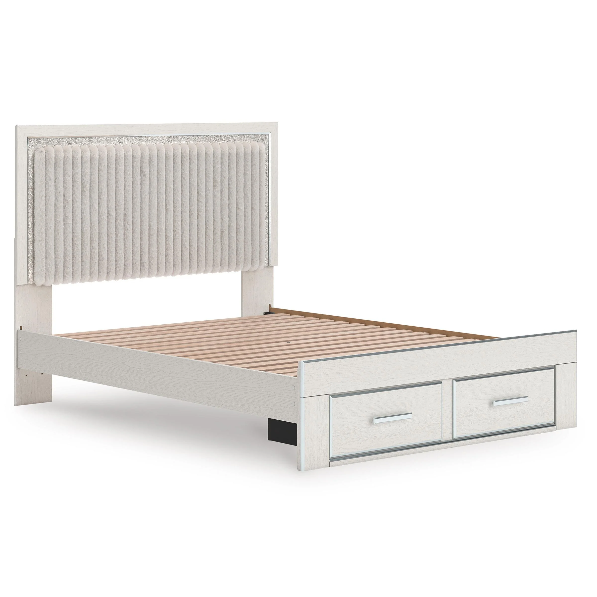 Signature Design by Ashley Zuraleus PCB3381B4 Queen Upholstered Panel Storage Bed - Image 3