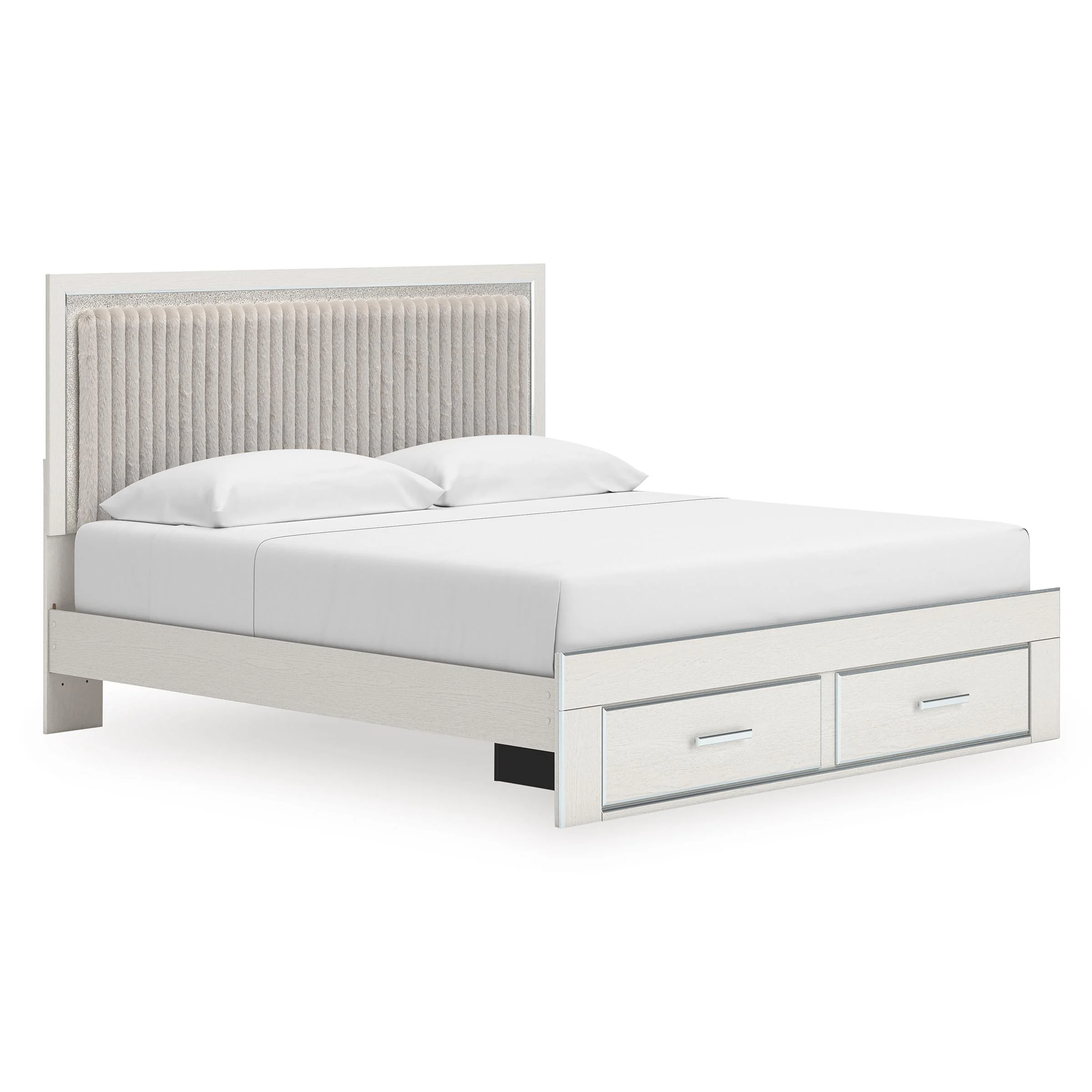 Signature Design by Ashley Zuraleus PCB3381B9 King Upholstered Panel Storage Bed - Image 1
