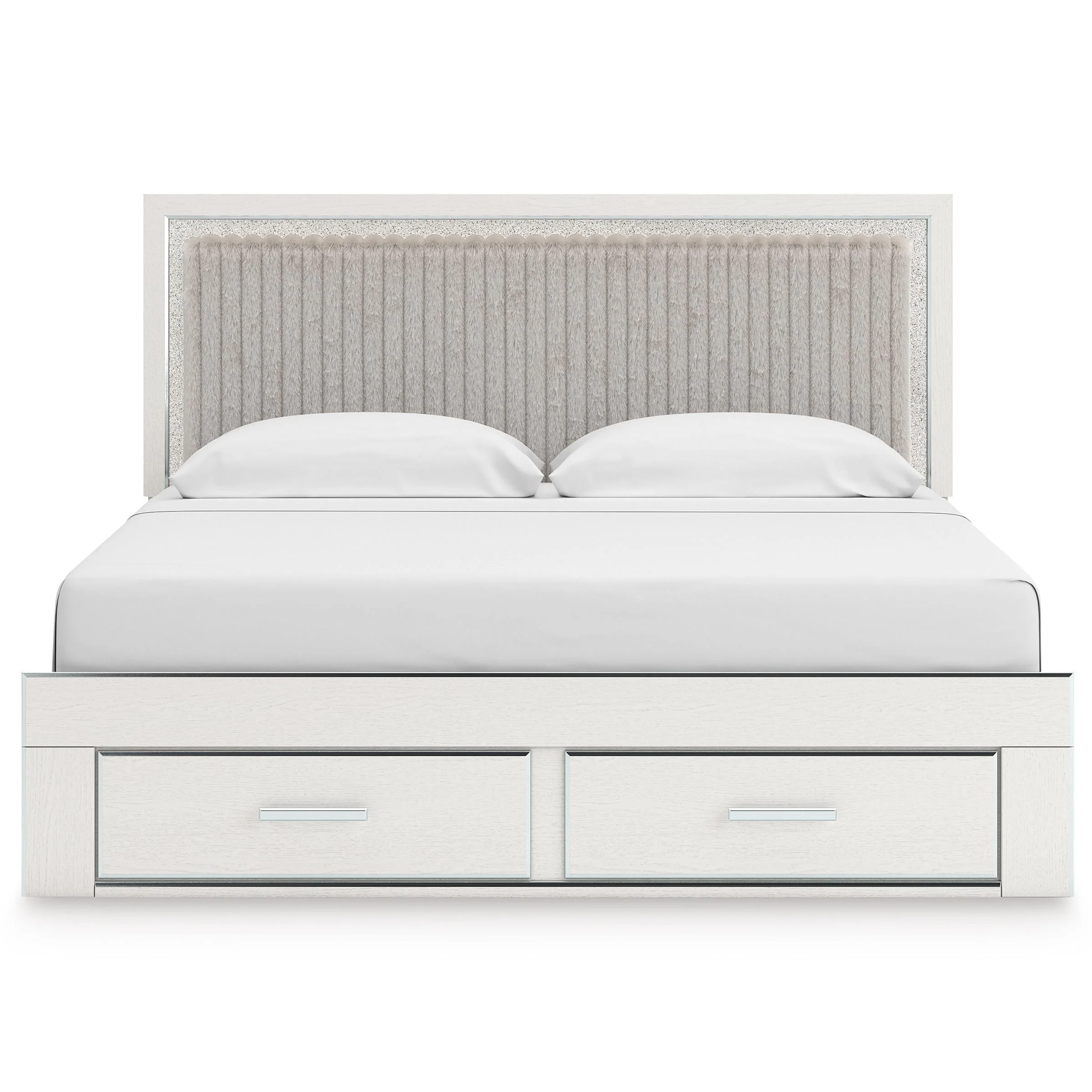 Signature Design by Ashley Zuraleus PCB3381B9 King Upholstered Panel Storage Bed - Image 2