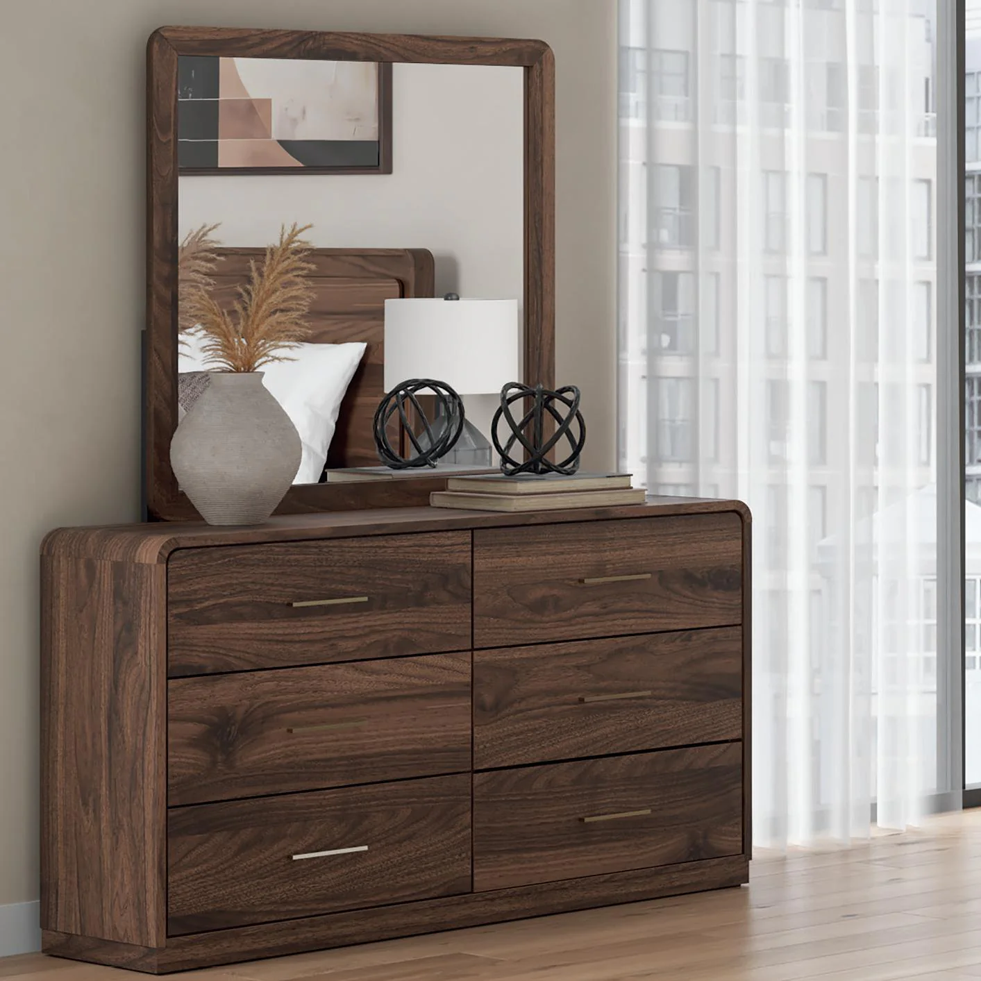 Signature Design by Ashley Fortlorn PCB386B1 Dresser and Mirror - Image 1
