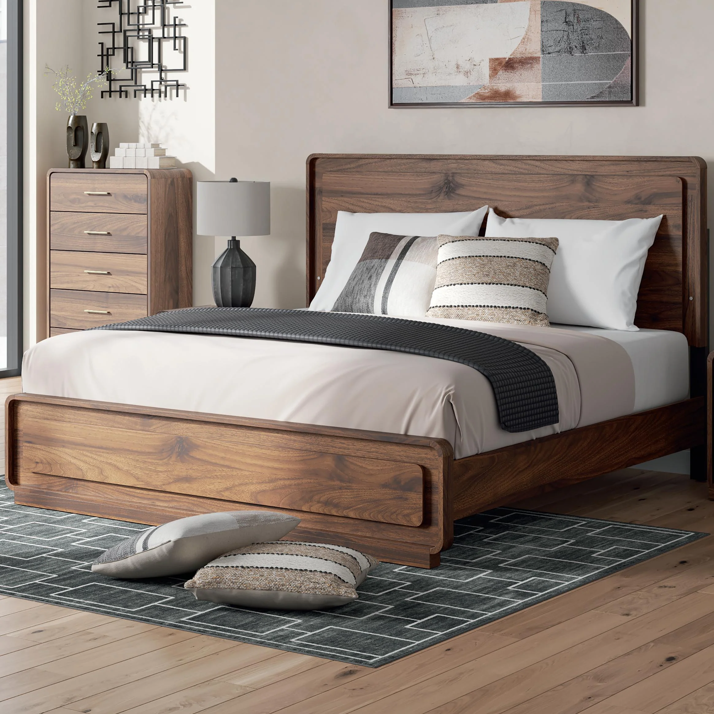 Signature Design by Ashley Fortlorn PCB386B2 Queen Panel Bed - Image 1