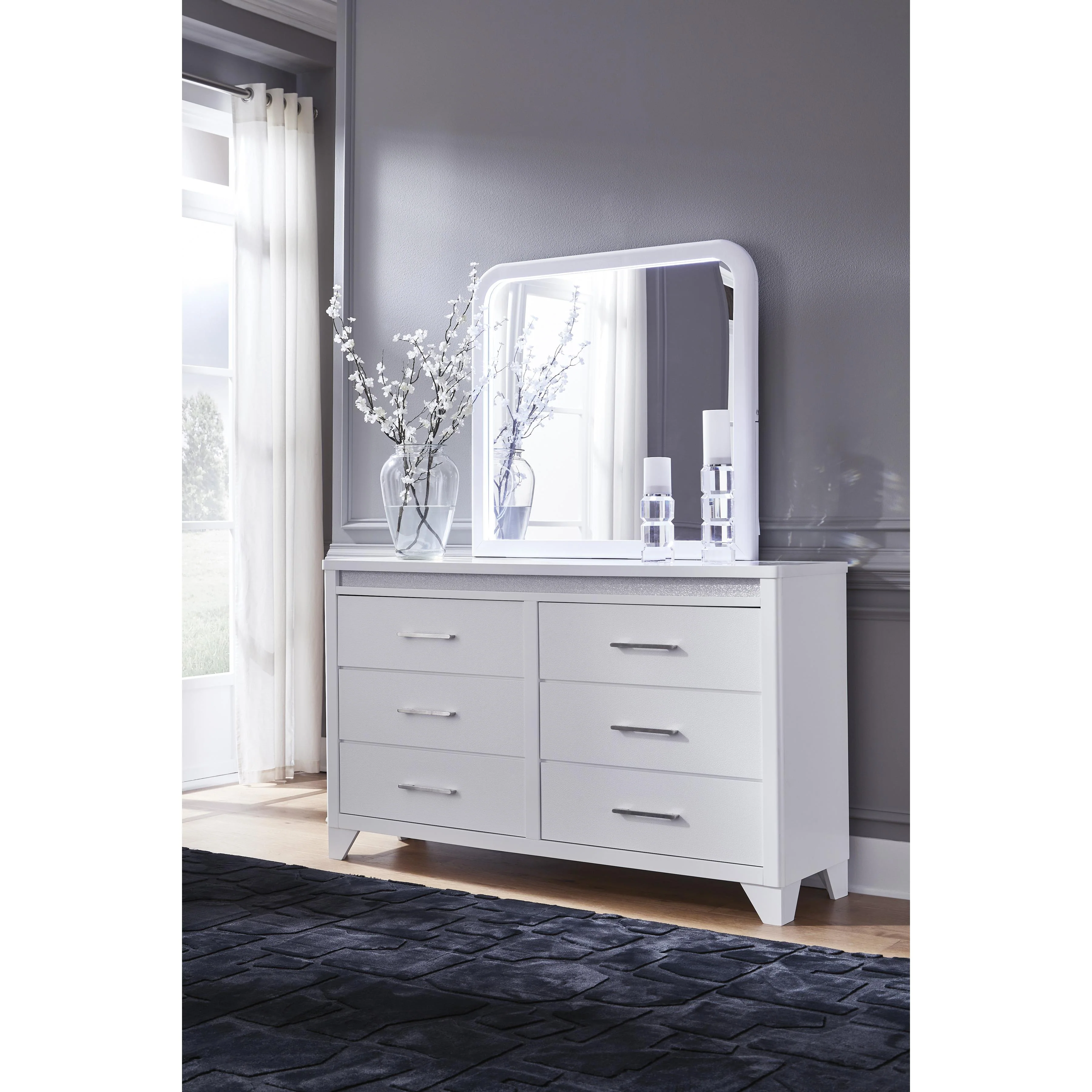 Signature Design by Ashley Jarlee PCB392B1 Dresser and Mirror - Image 2