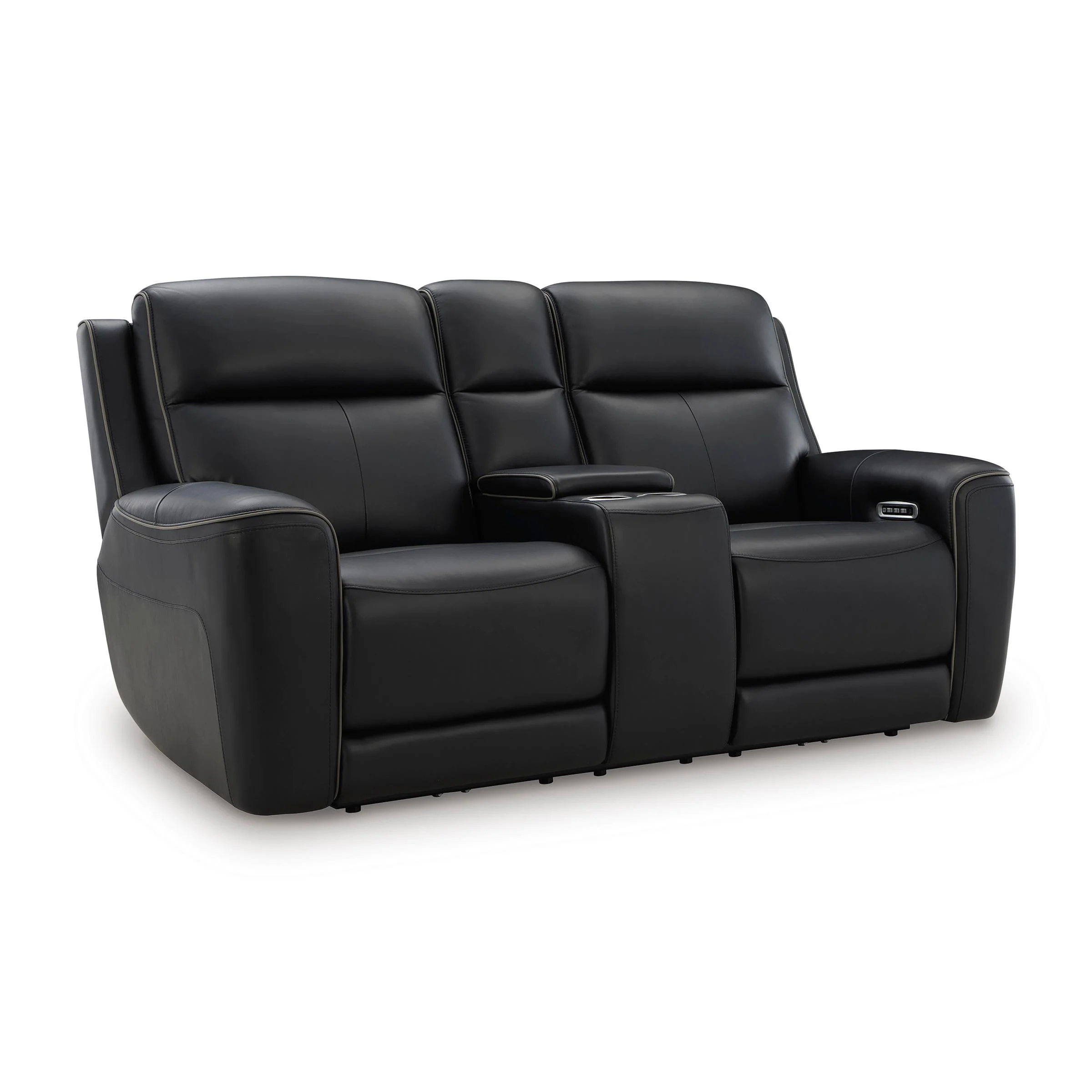 Signature Design by Ashley 5Z-Comfort PCU1090218 Power Reclining Loveseat with Console and Adjustable Headrest - Image 1