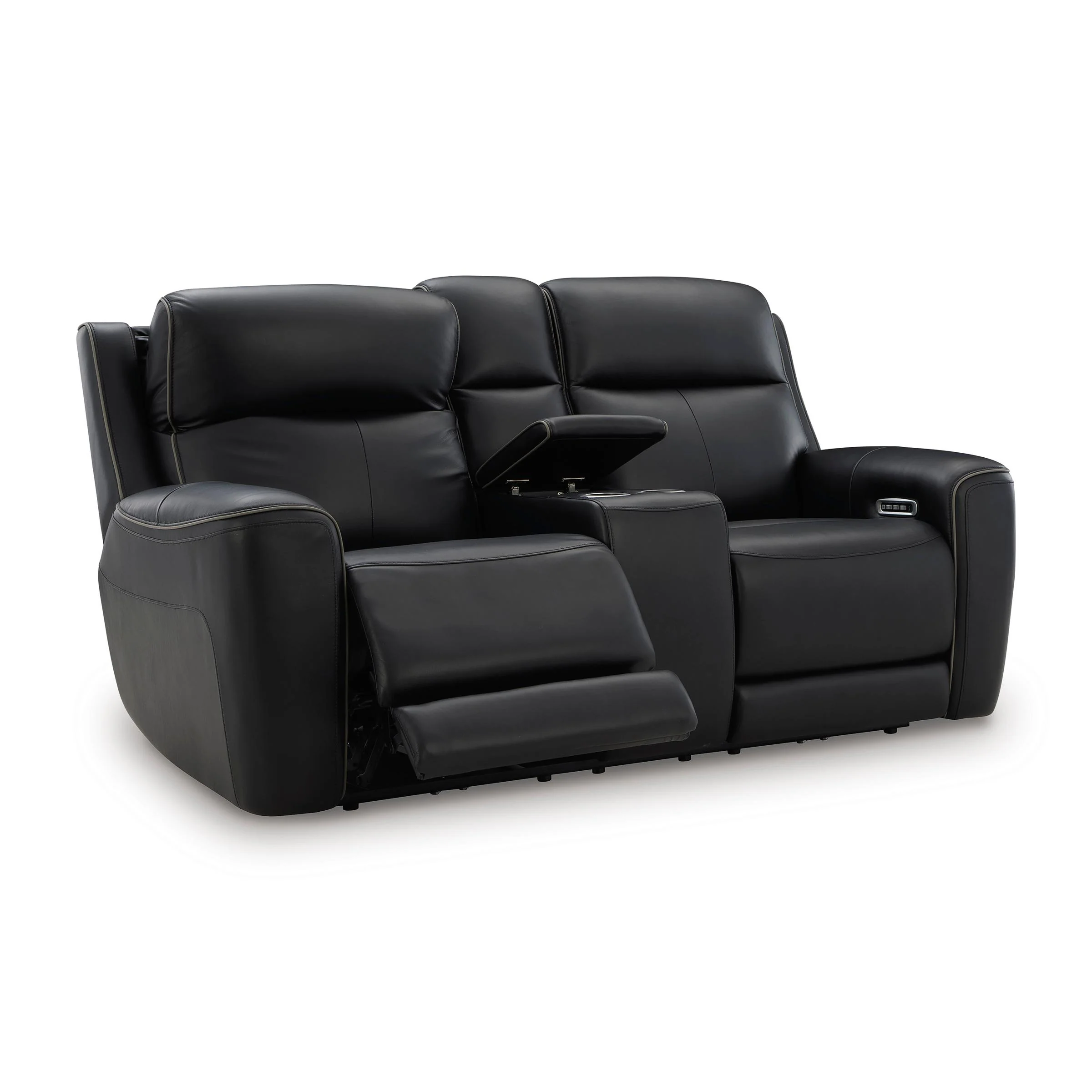 Signature Design by Ashley 5Z-Comfort PCU1090218 Power Reclining Loveseat with Console and Adjustable Headrest - Image 2