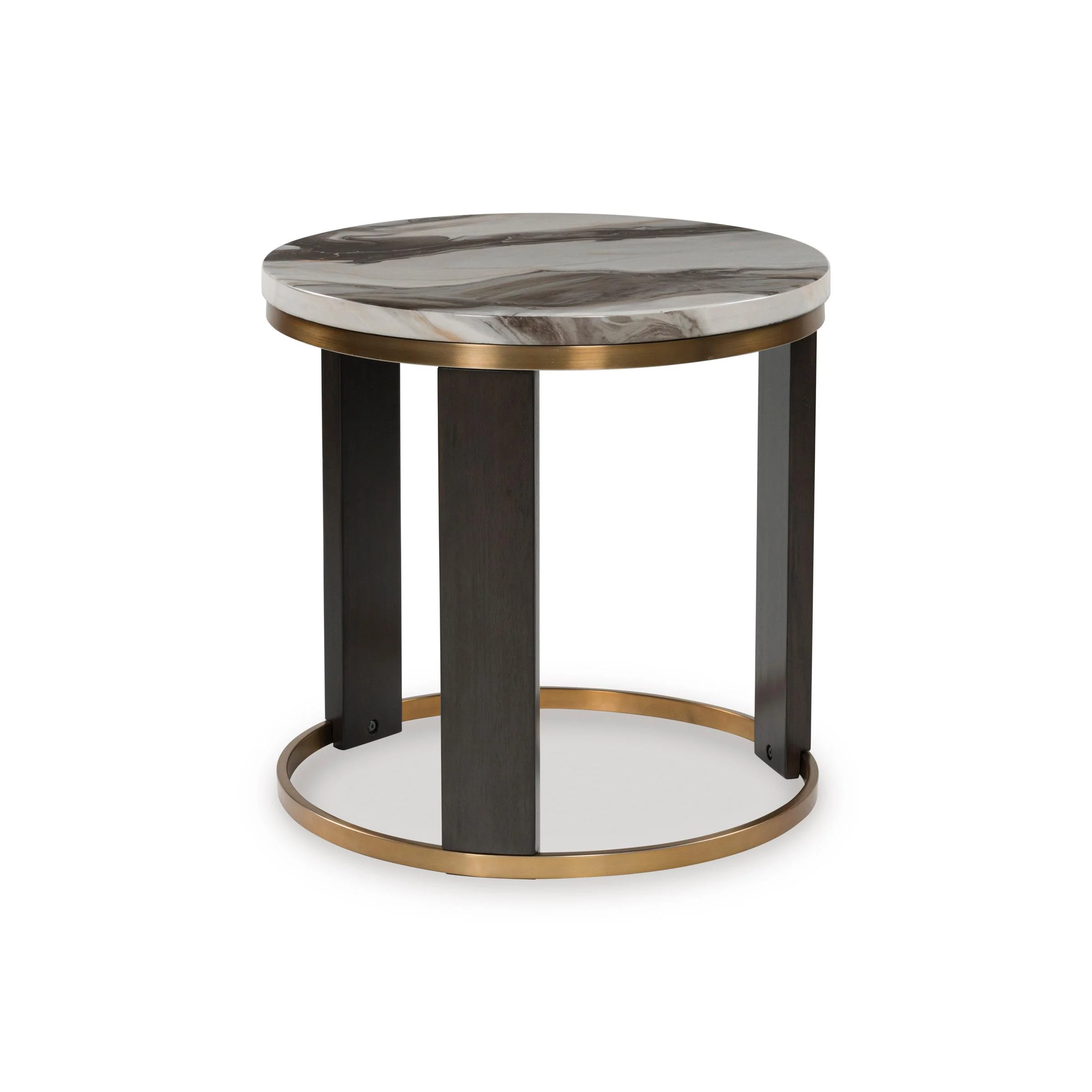 Signature Design by Ashley Jazmore T671-6 Round End Table - Image 1