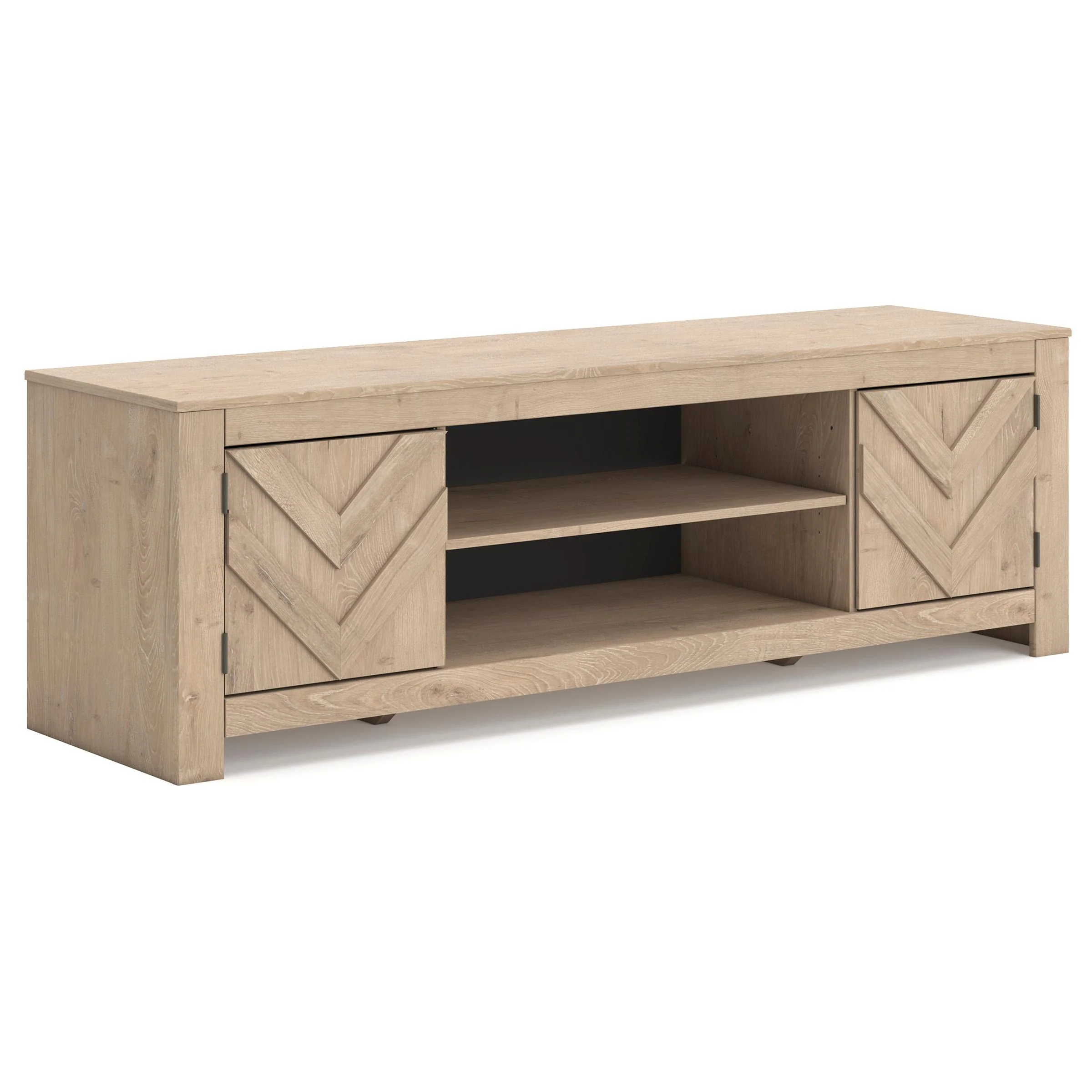 Signature Design by Ashley Cayboni W3787-68 LG TV Stand with Fireplace Option - Image 1