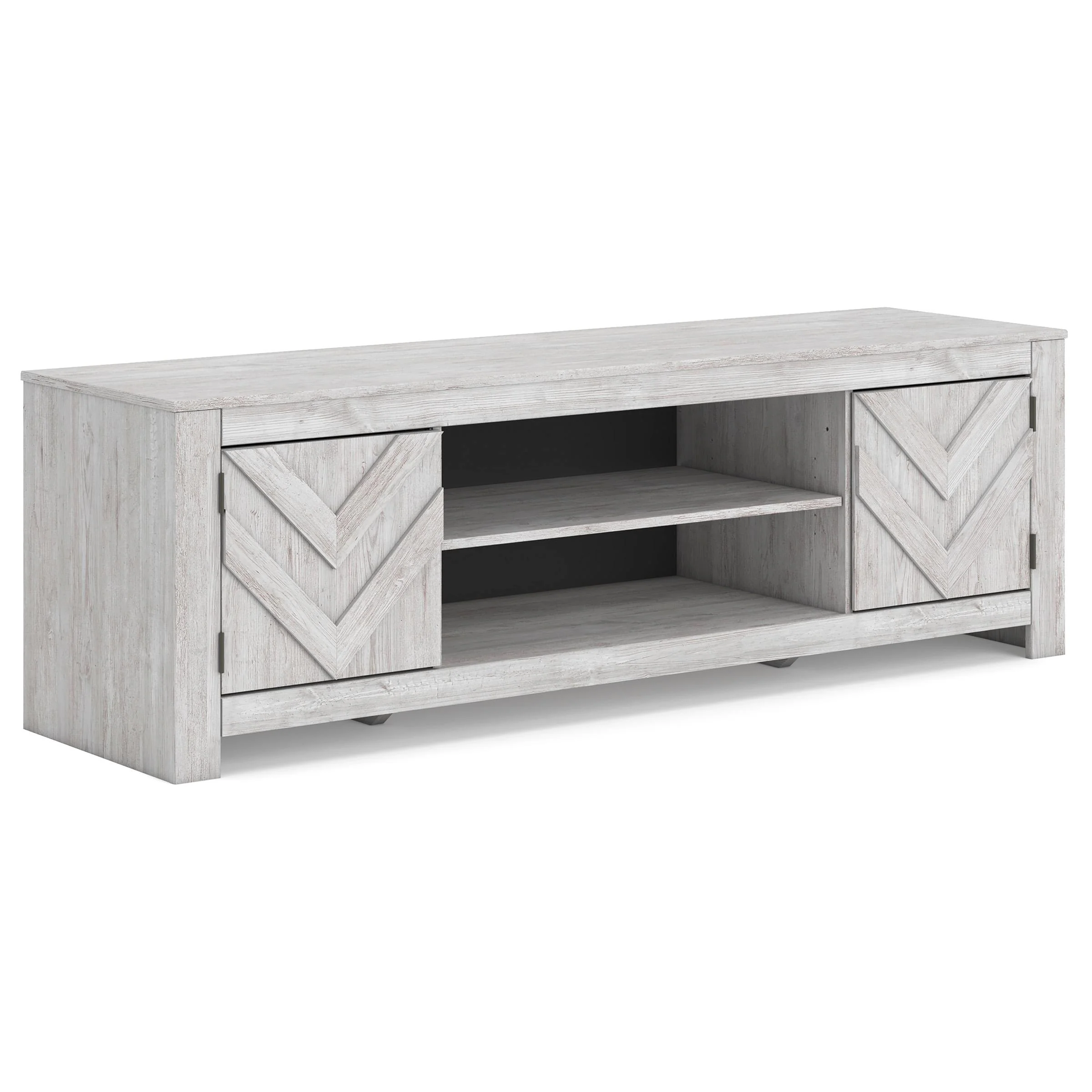 Signature Design by Ashley Cayboni W3788-68 LG TV Stand with Fireplace Option - Image 1