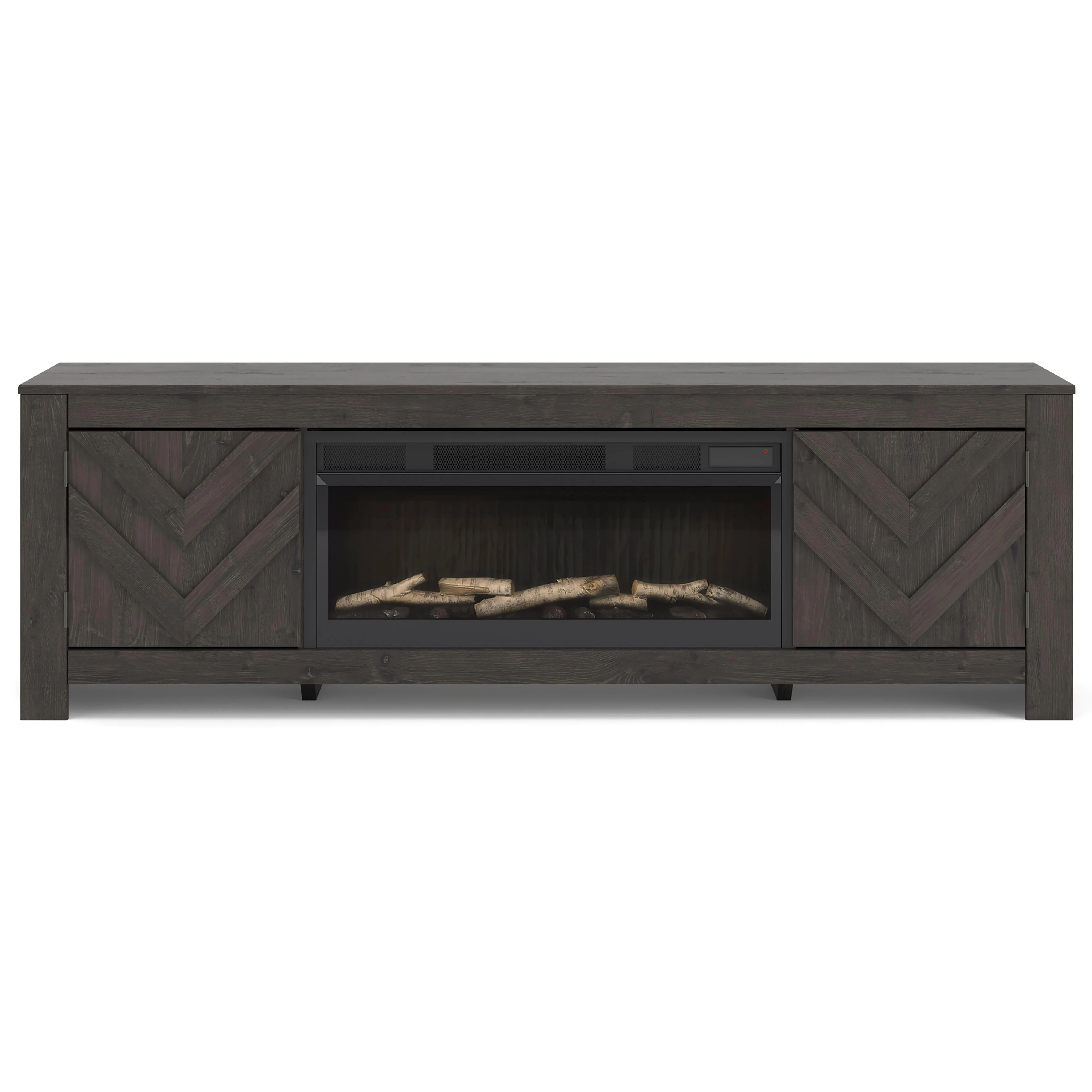 Signature Design by Ashley Cayboni W3789W1 71" TV Stand with Electric Fireplace - Image 1
