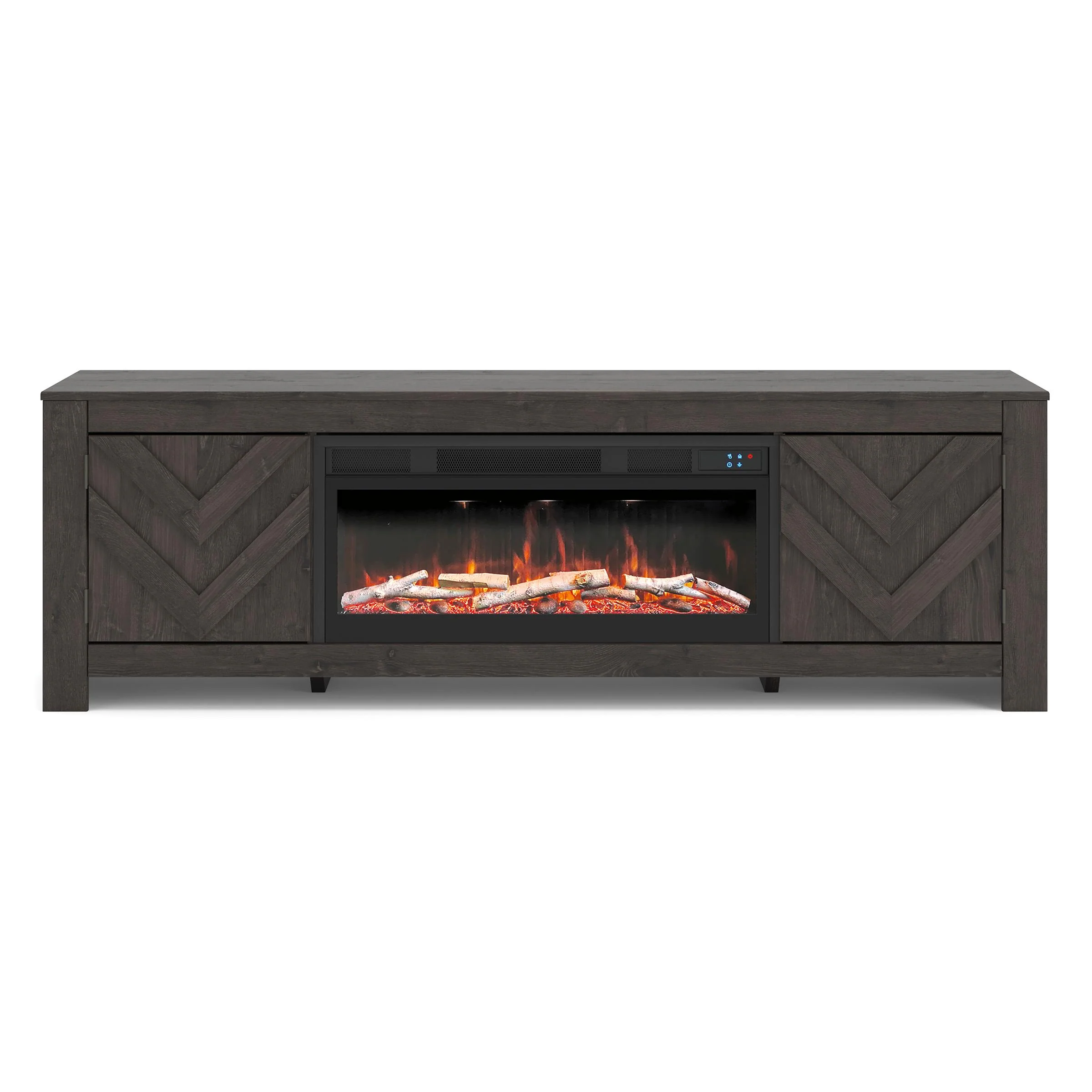 Signature Design by Ashley Cayboni W3789W1 71" TV Stand with Electric Fireplace - Image 2