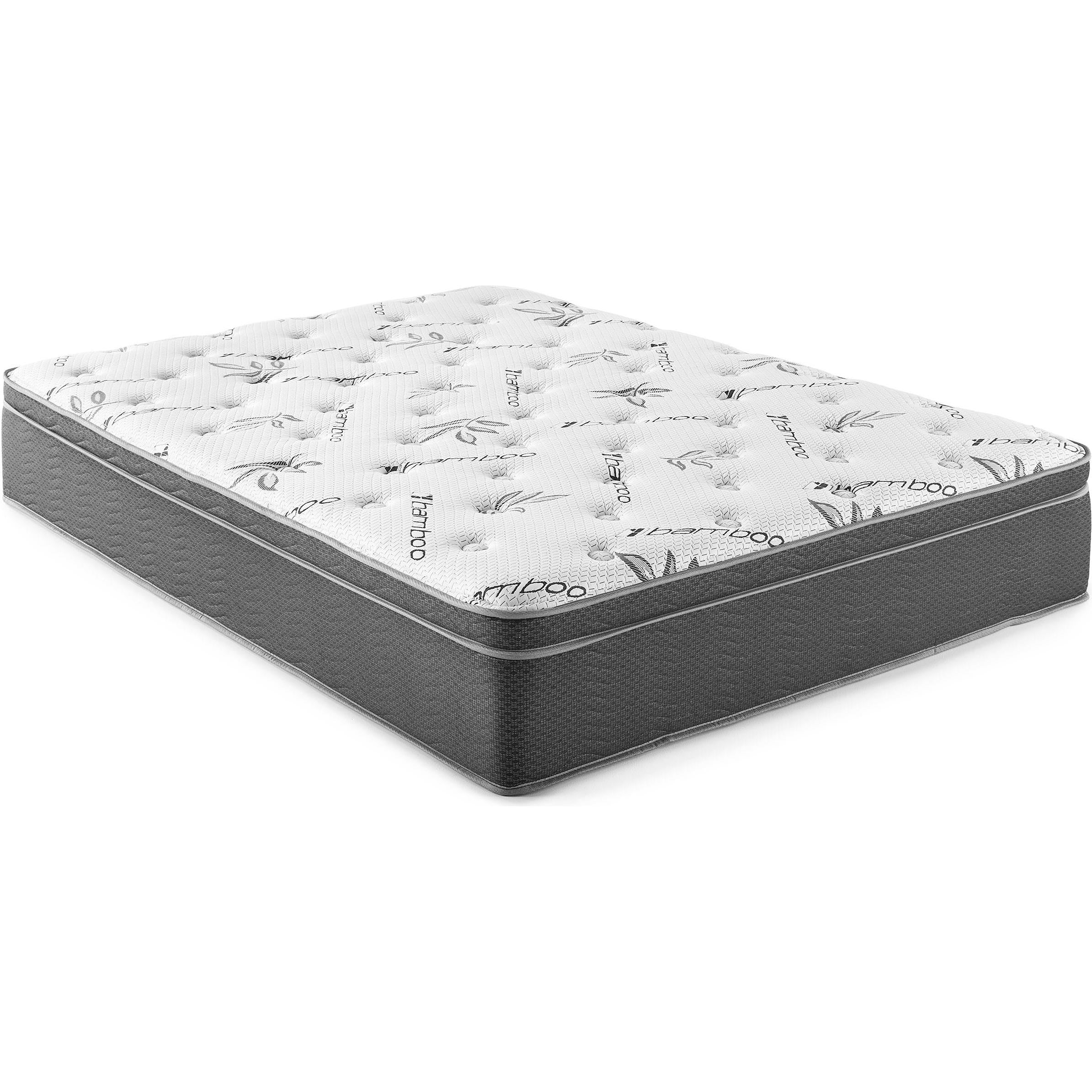 Coaster Furniture Sommet 350363KW 13" California King Bamboo Euro Top Hybrid Mattress - Image 1