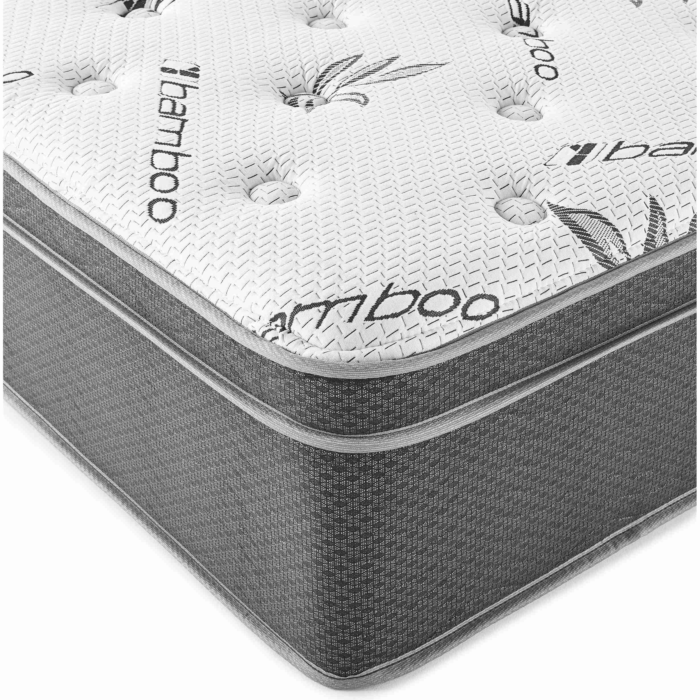 Coaster Furniture Sommet 350363Q 13" Queen Bamboo Euro Top Memory Foam Hybrid Mattress - Image 2