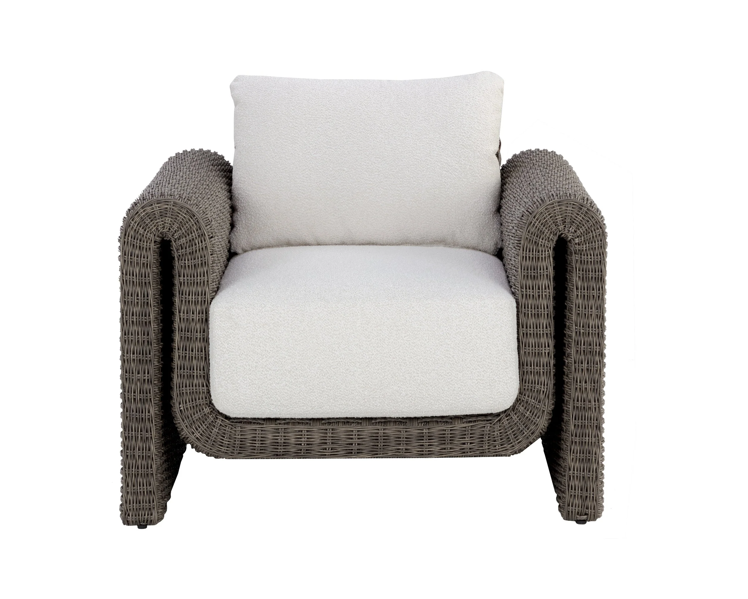 Tibi Armchair - Grey - Louis Cream - Image 2