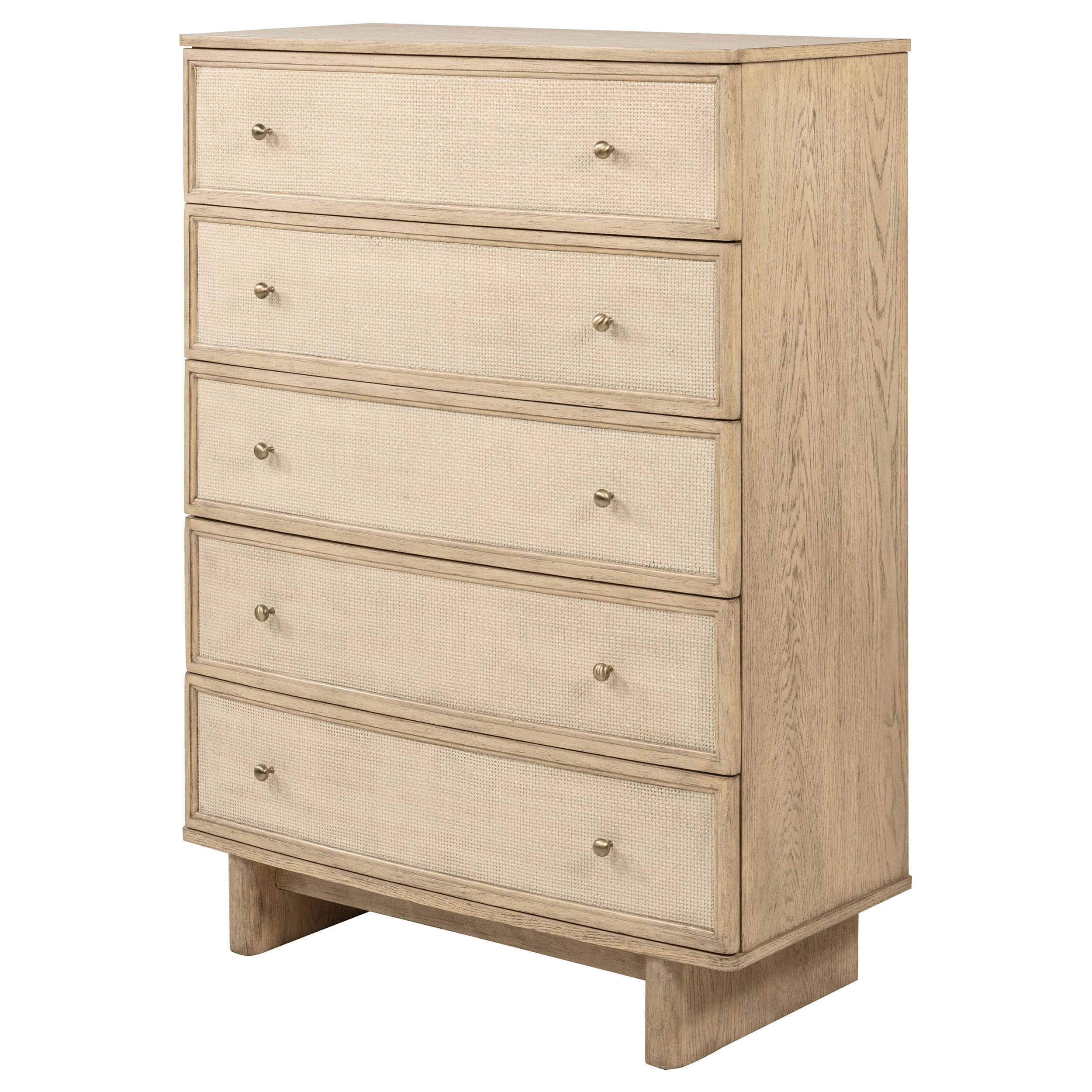 Coaster Furniture Kailani 225045 5-Drawer Bedroom Chest of Drawers - Beige Oak - Image 3