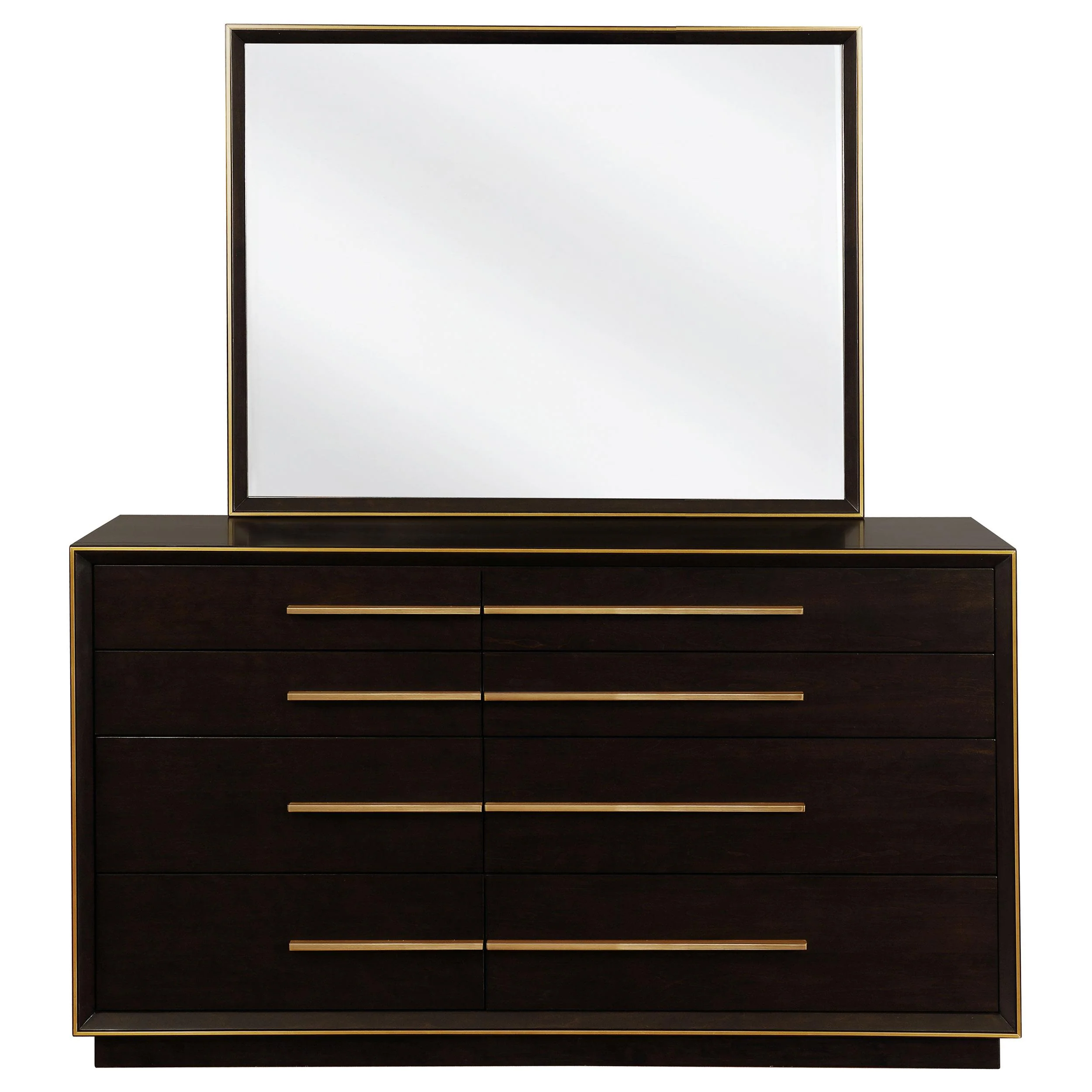 Coaster Furniture Durango 223263M 8-Drawer Dresser with Mirror - Smoked Peppercorn - Image 2